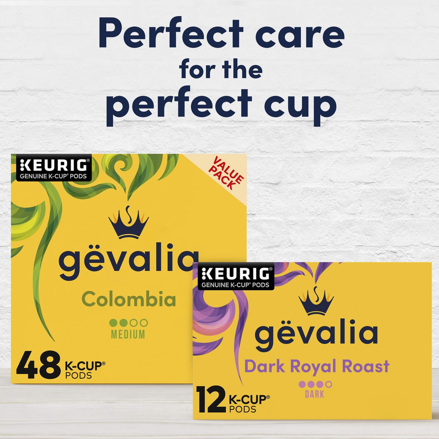 Gevalia Dark Royal Roast K-Cup Coffee Pods (72 Pods (6 Boxes of 12))