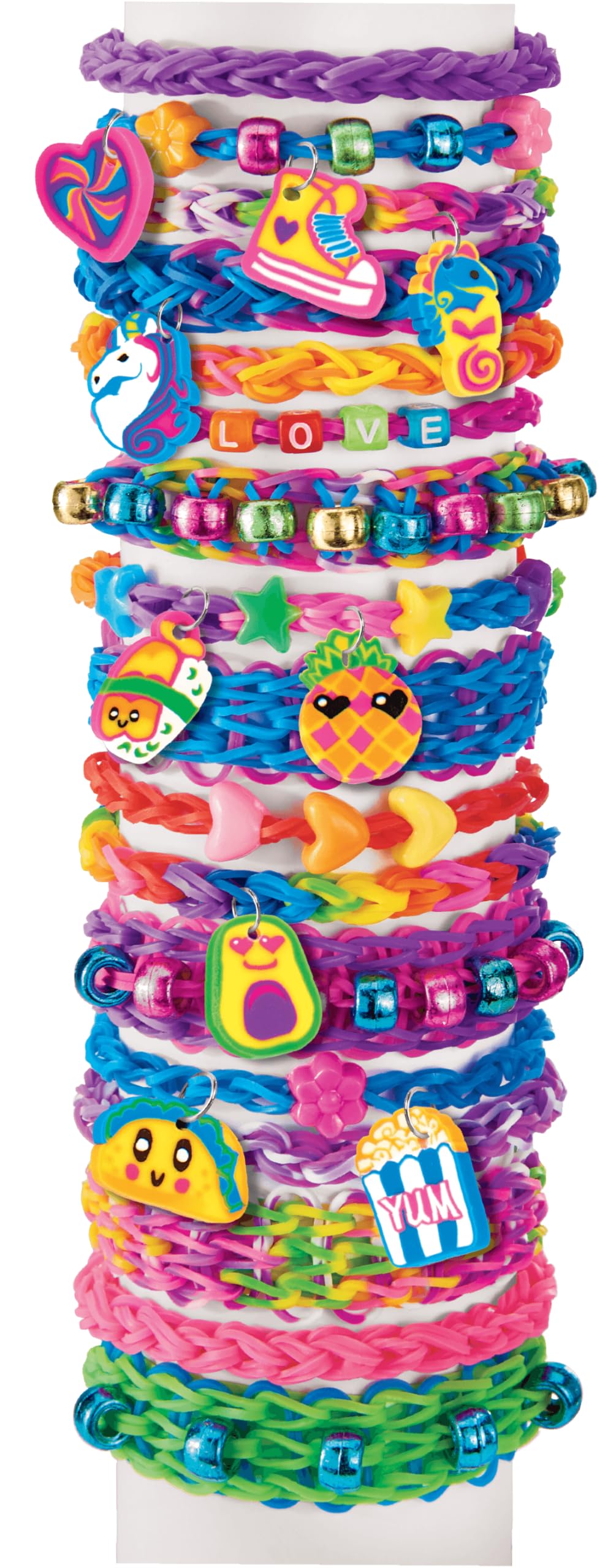 Cra-Z-Art CraZLoom Deluxe Rubber Band Case – Comprehensive Loom Kit with Assorted Bands & Tools | Includes Storage Case for Easy Organization & Creativity
