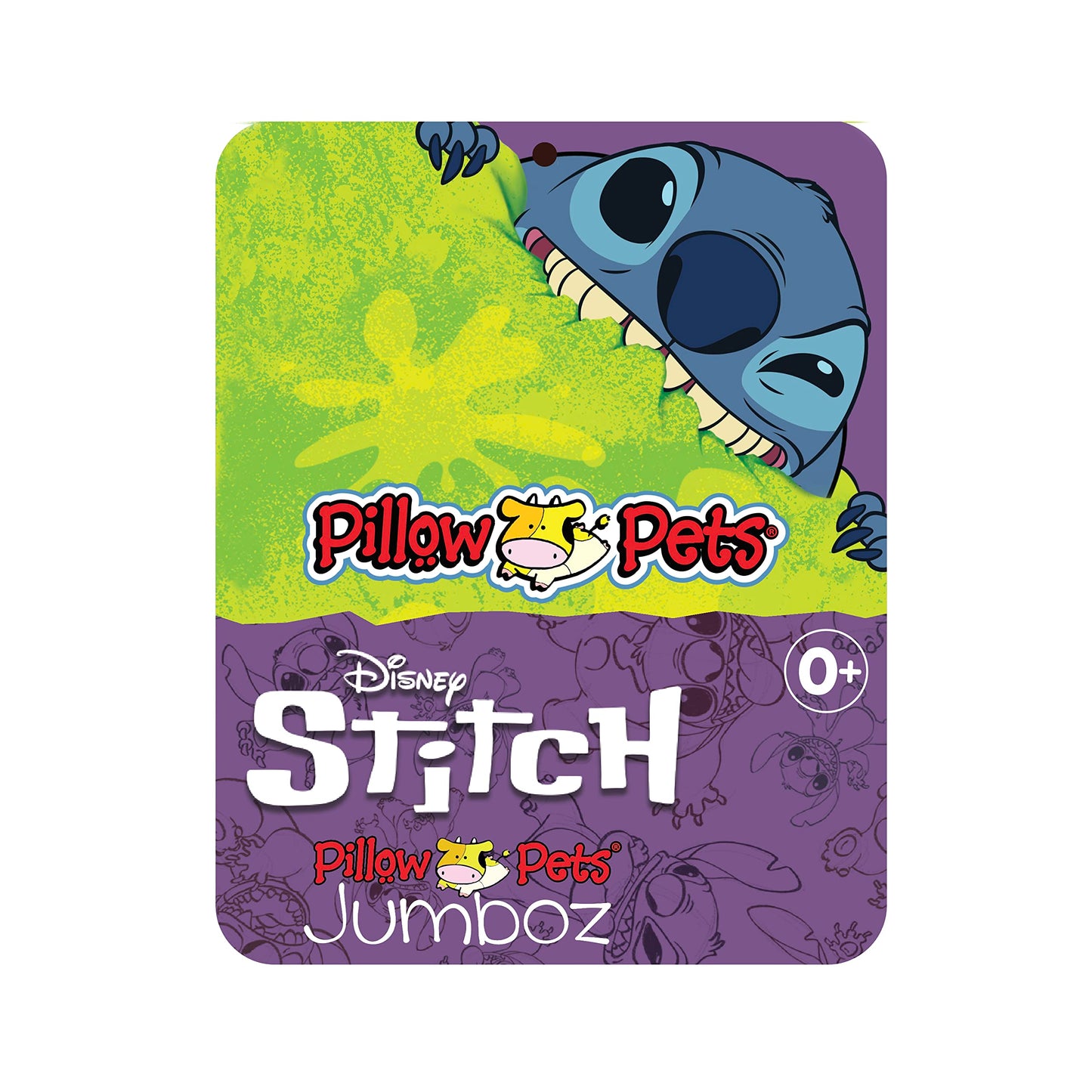 Pillow Pets Jumbo Stitch, Disney Stuffed Animal, Plush Toy