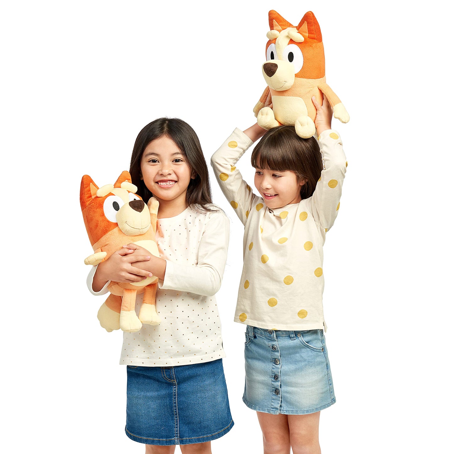 Bluey Plush Toys, Extra Large 18” Cuddle Toy for Kids, Ultra-Soft Deluxe Material Big Plushies Perfect for Show Time, Story Time & Giant Hugs - Bingo