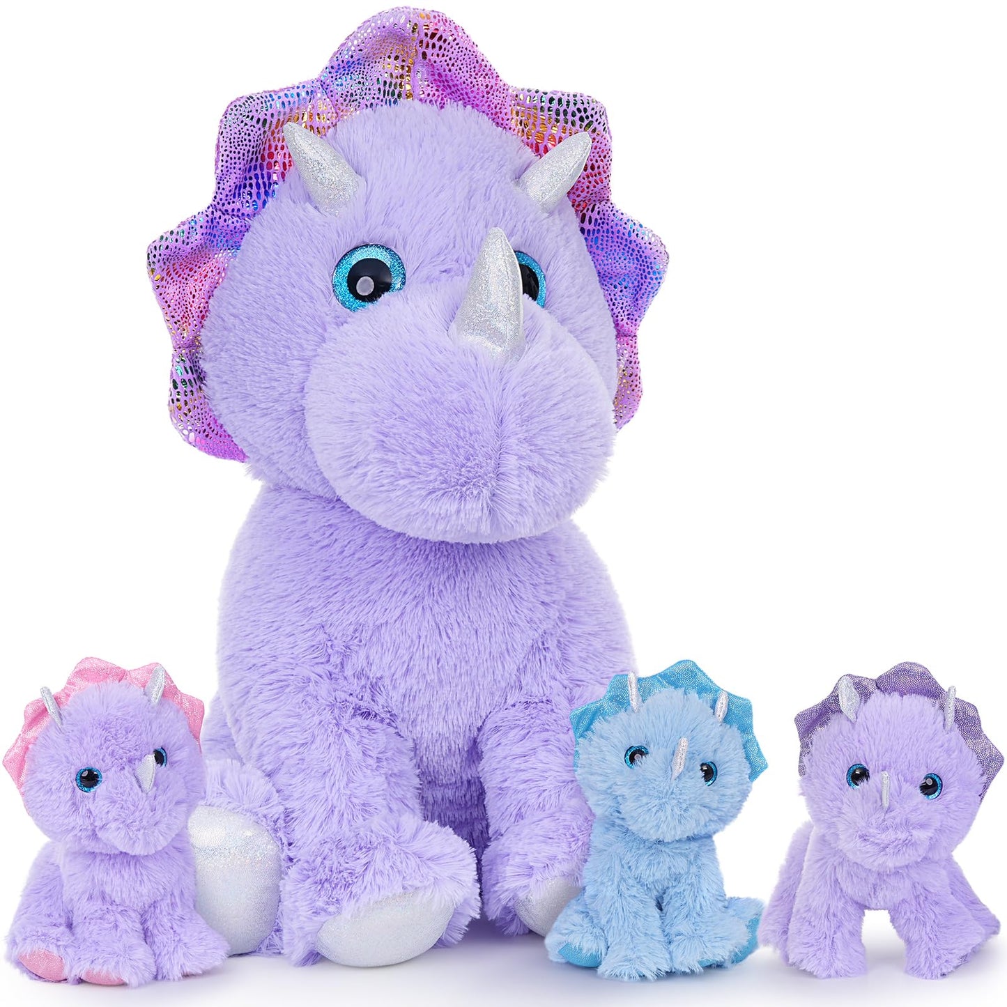 MaoGoLan Purple Dino Stuffed Animal
