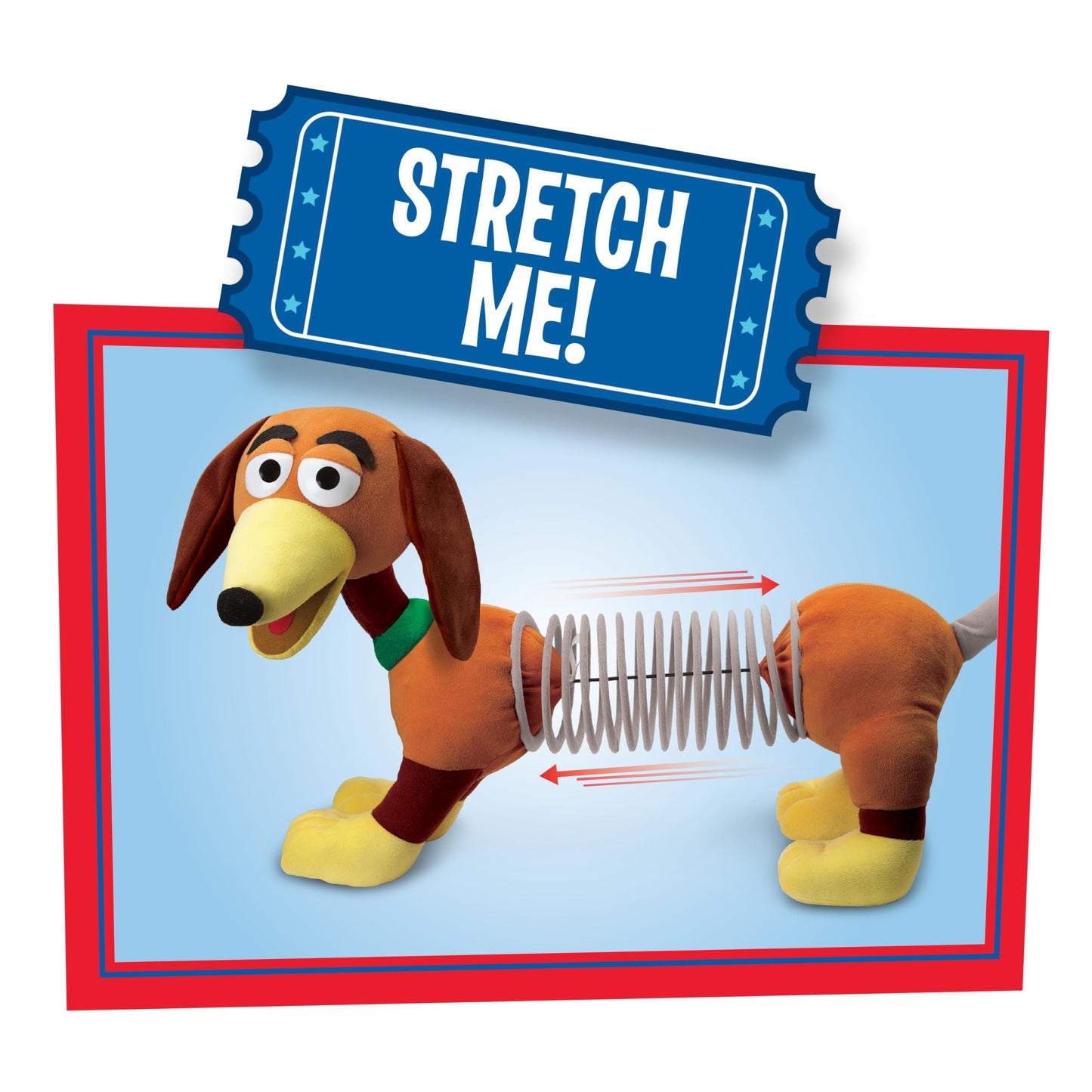 Disney and Pixar Toy Story Slinky Dog Plush, Toys for 3 Year Old Girls and Boys by Just Play