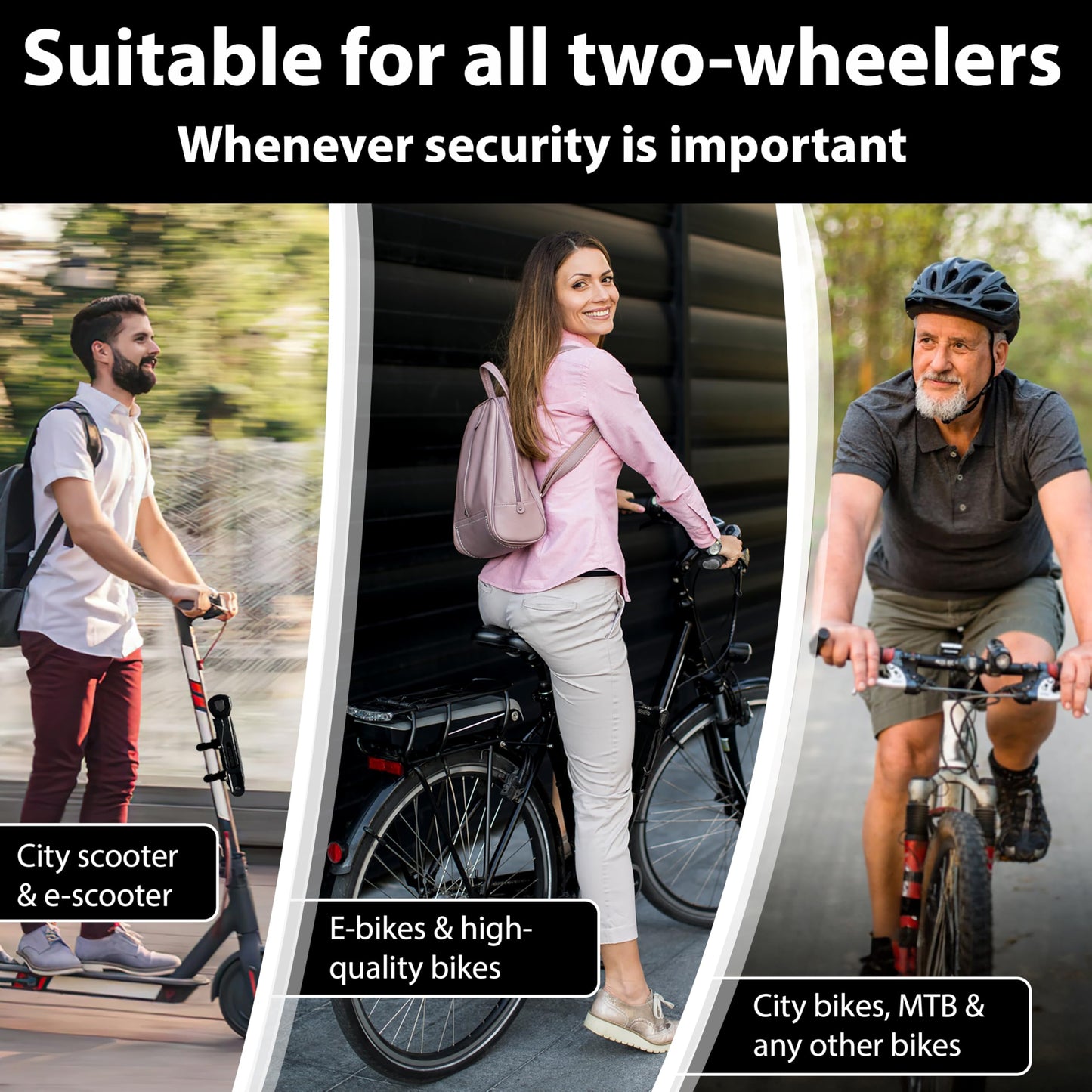 KOHLBURG Folding Bike Lock [43”] Bolt Cutter Proof with 4-Digit Combination Code & Bracket - Long Foldable Bike Lock of Heavy Duty Anti Theft Security Level for Bicycle e-Bike MTB & Scooter