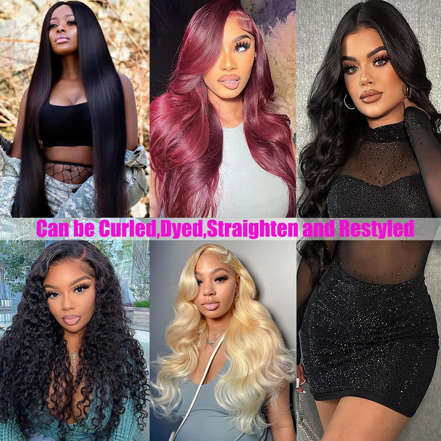 12A Body Wave Human Hair Bundles 16Inch Bundles Human Hair 100% Unprocessed Brazilian Virgin Hair Weave Deals Human Hair Extensions for Women Natural Color