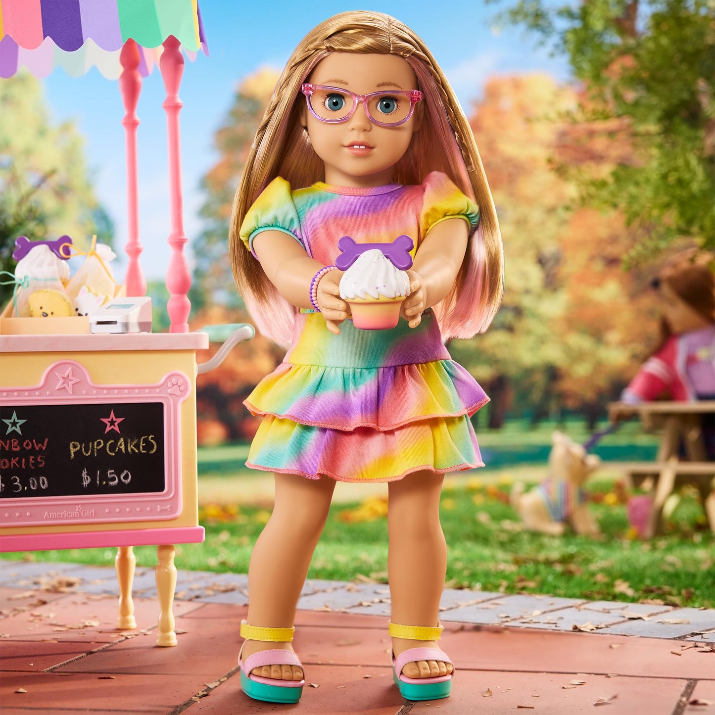American Girl, Summer McKinny Girl of The Year 2025 18-inch Doll and Journal, with Strawberry-Blonde Hair and Blue Eyes, Ages 6+
