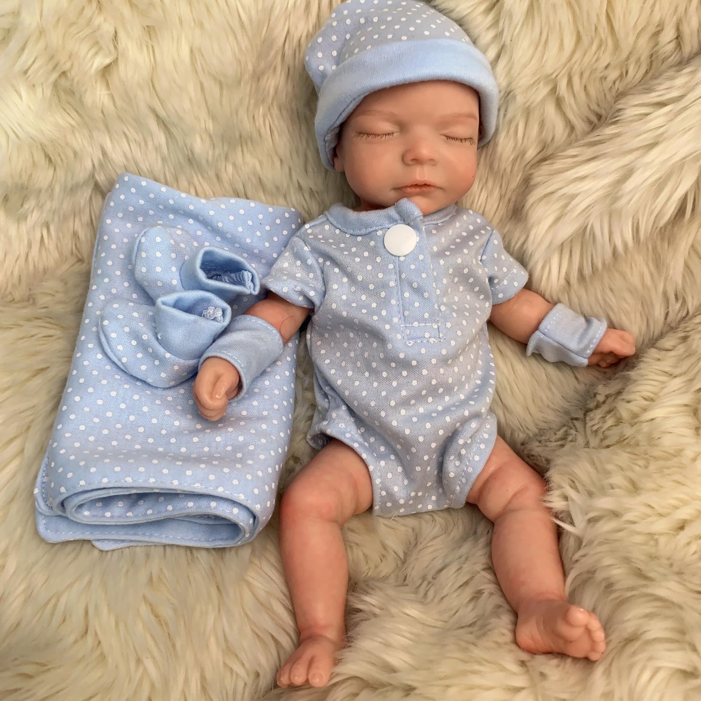 OtardDolls Silicone Baby Doll 10 Inch Full Body Soft Silicone Reborn Baby Handmade Reborn Baby Doll Mini Realistic Newborn Baby Dolls for Kids