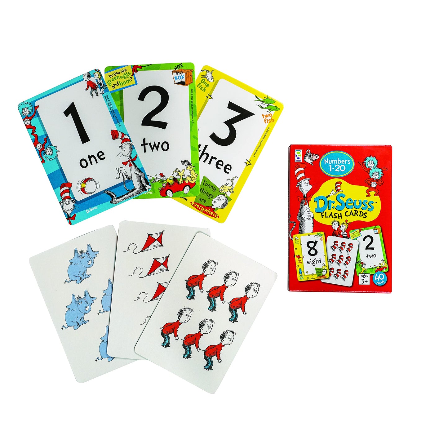 Raymond Geddes Dr. Seuss Flashcards Box of 12 Packs