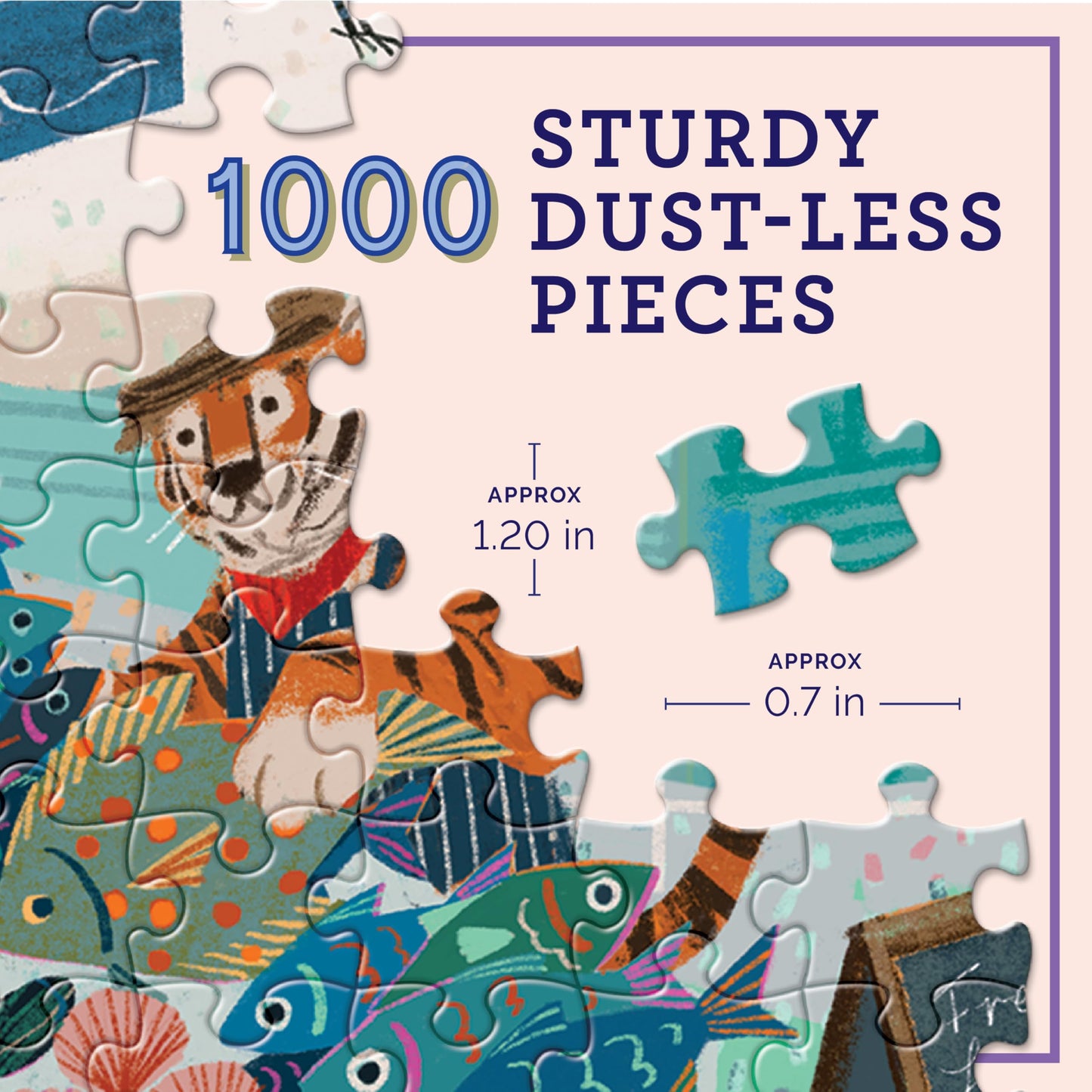 EEBOO - English Green Market - 1000 Piece Cardboard Puzzle - Colorful Puzzle on The Village Market - PZTEGM