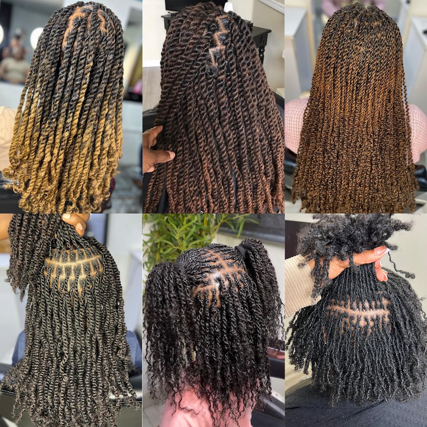 Afro Kinky Curly Human Hair Bulk for Permanent Micro Locs/Twists/Braids/Repair Locs Afro Kinky Human Hair for Locs 1 Pack 50 Gram (1B, 18inch)