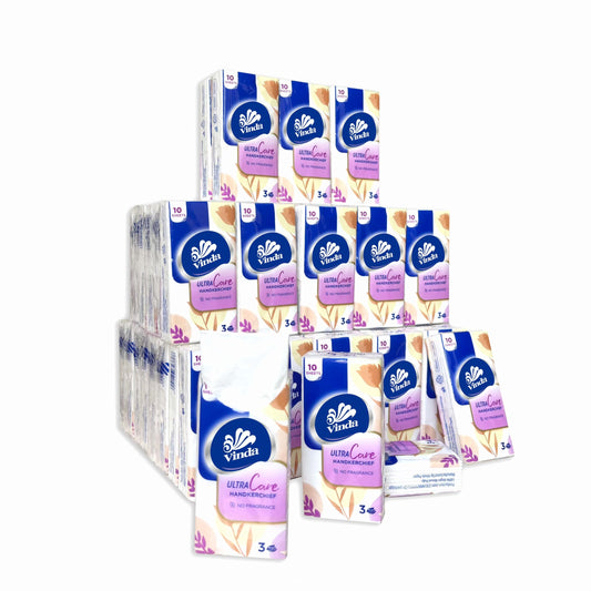 3-Ply Pocket Tissues, Travel-sized Tissue, Everyday Carry (80 Packs of 10 Tissues)