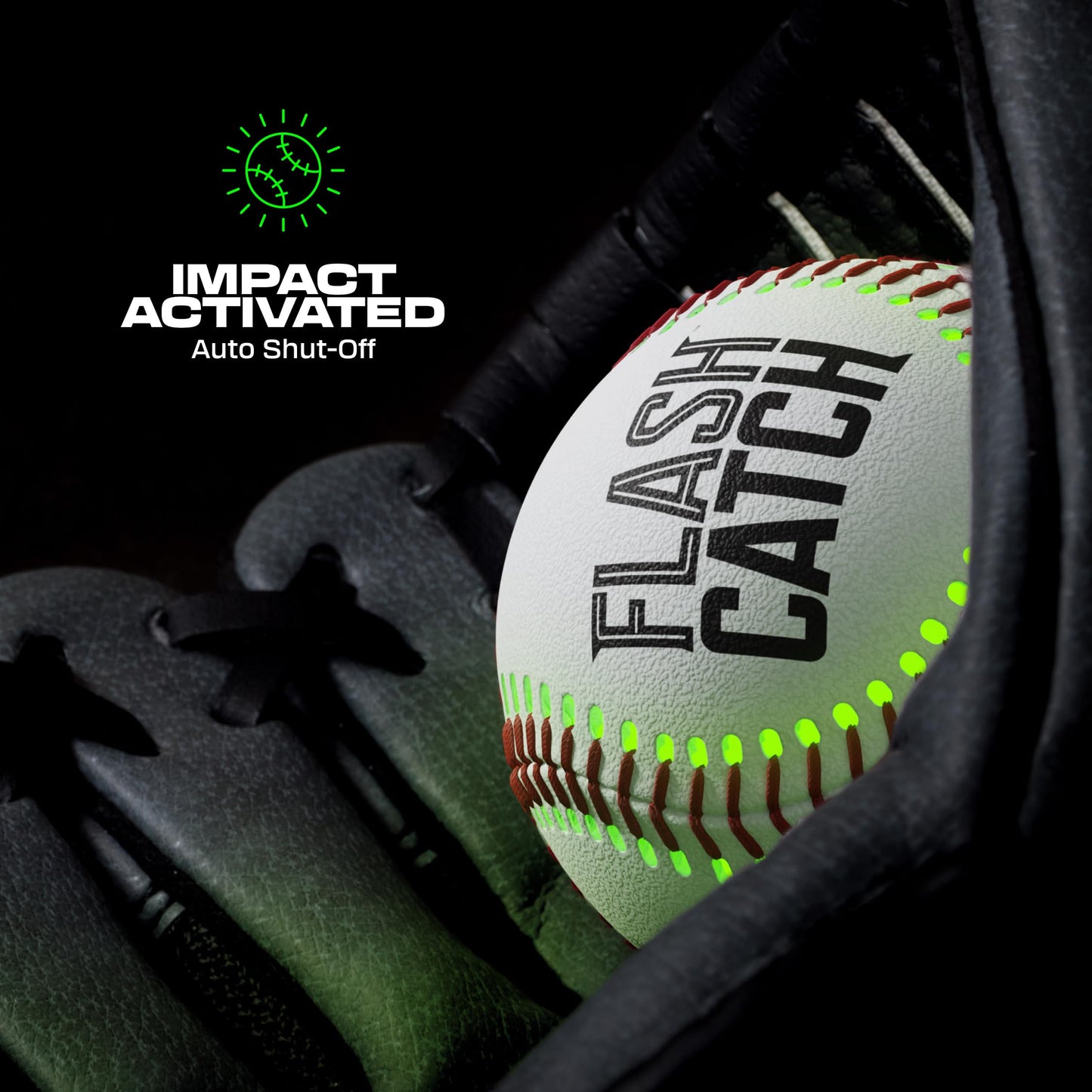FlashCatch Rechargeable Light up Baseball for Kids and Teens Recreation_Ball