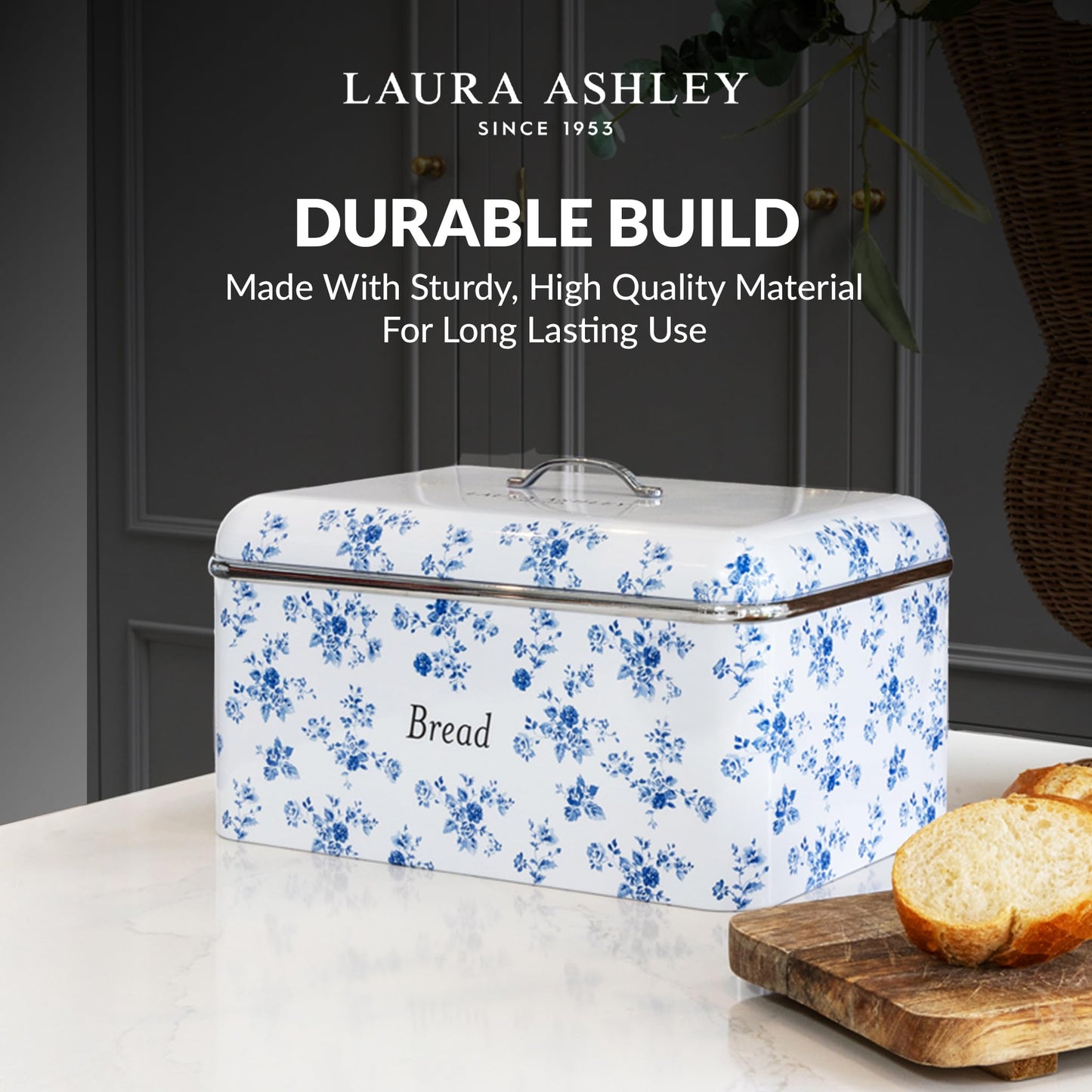 Laura Ashley VQ Bread Bin - China Rose