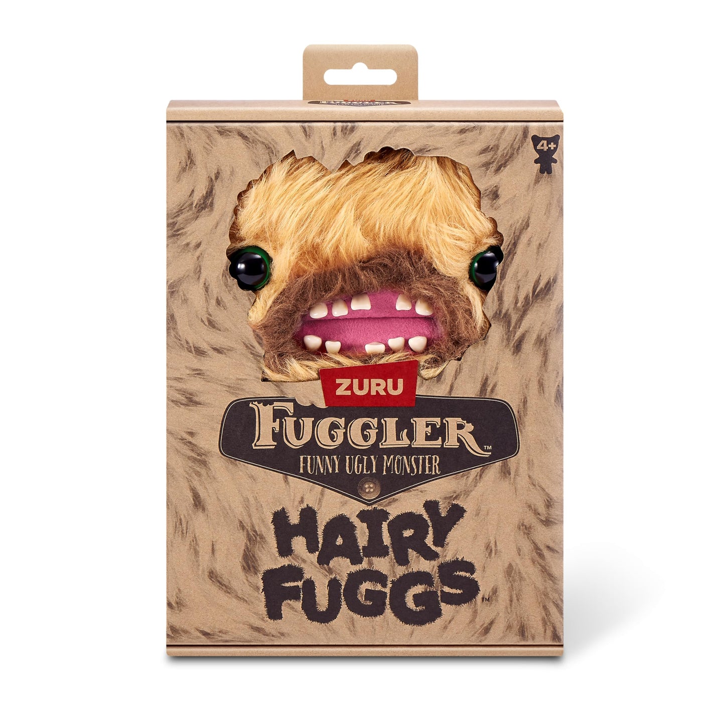 Fuggler Hairy Fuggs 9-inch Series 1 by ZURU, Funny Ugly Monster Plush Toy (2PK)