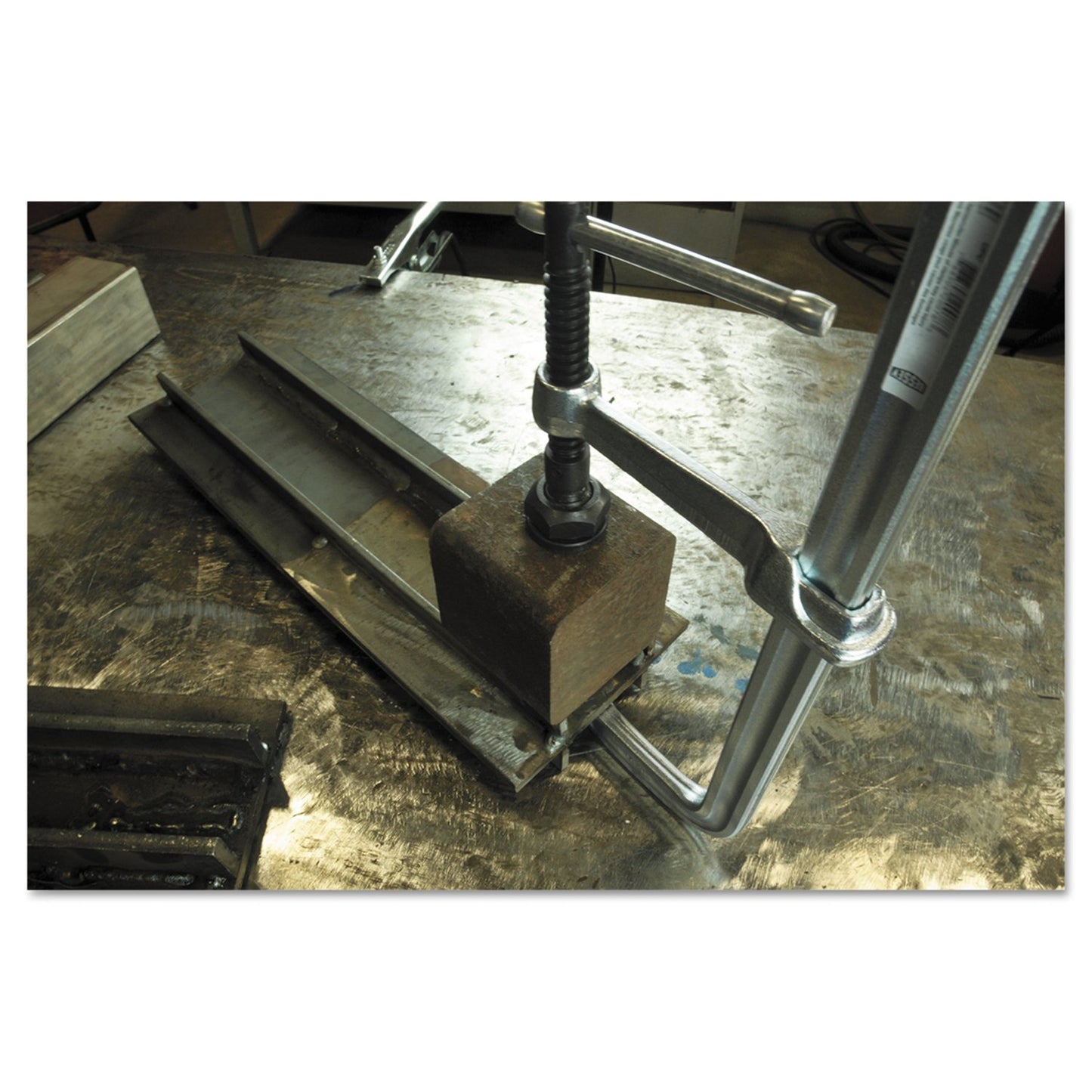BESSEY SQ-12, 12 In., 2660 Nominal Clamping Force, All Steel clamp, Heavy duty pad