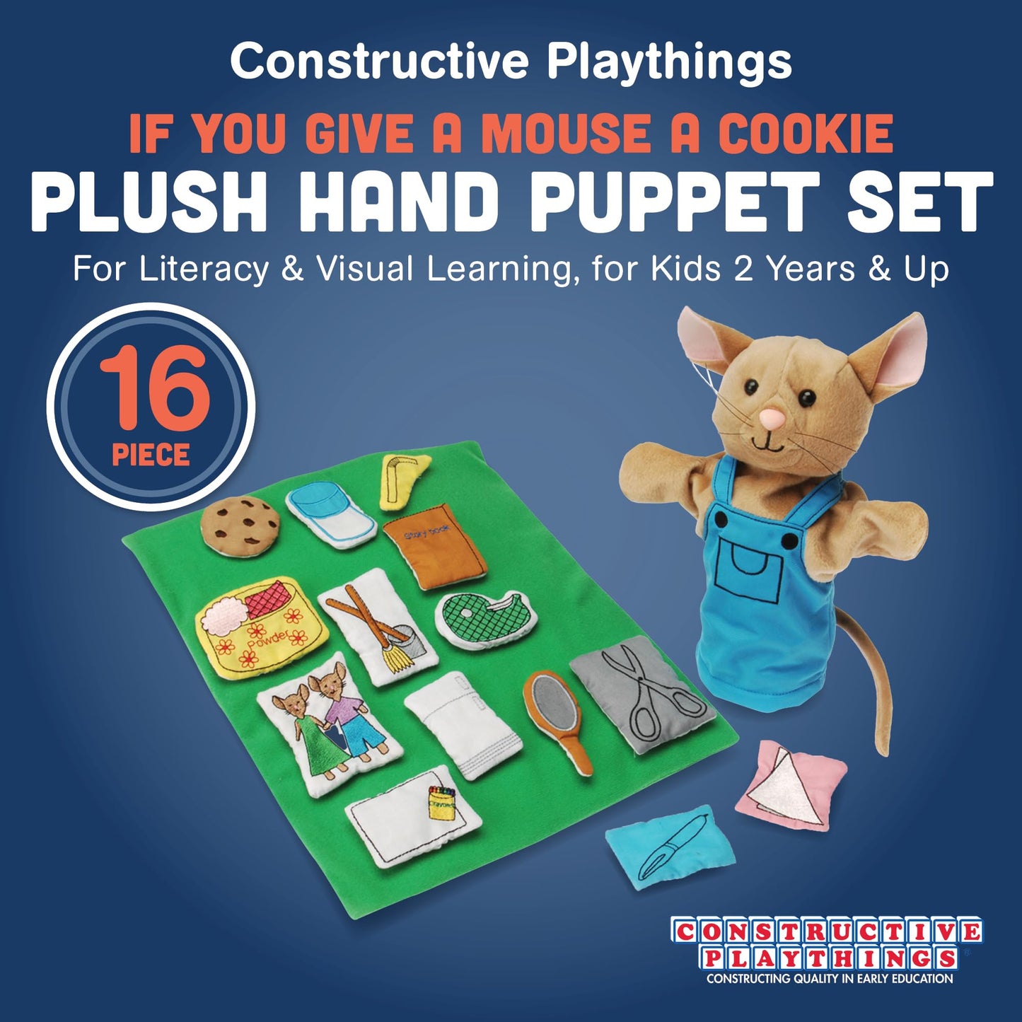 Constructive Playthings Mouse Puppet & Props, Ages 2+