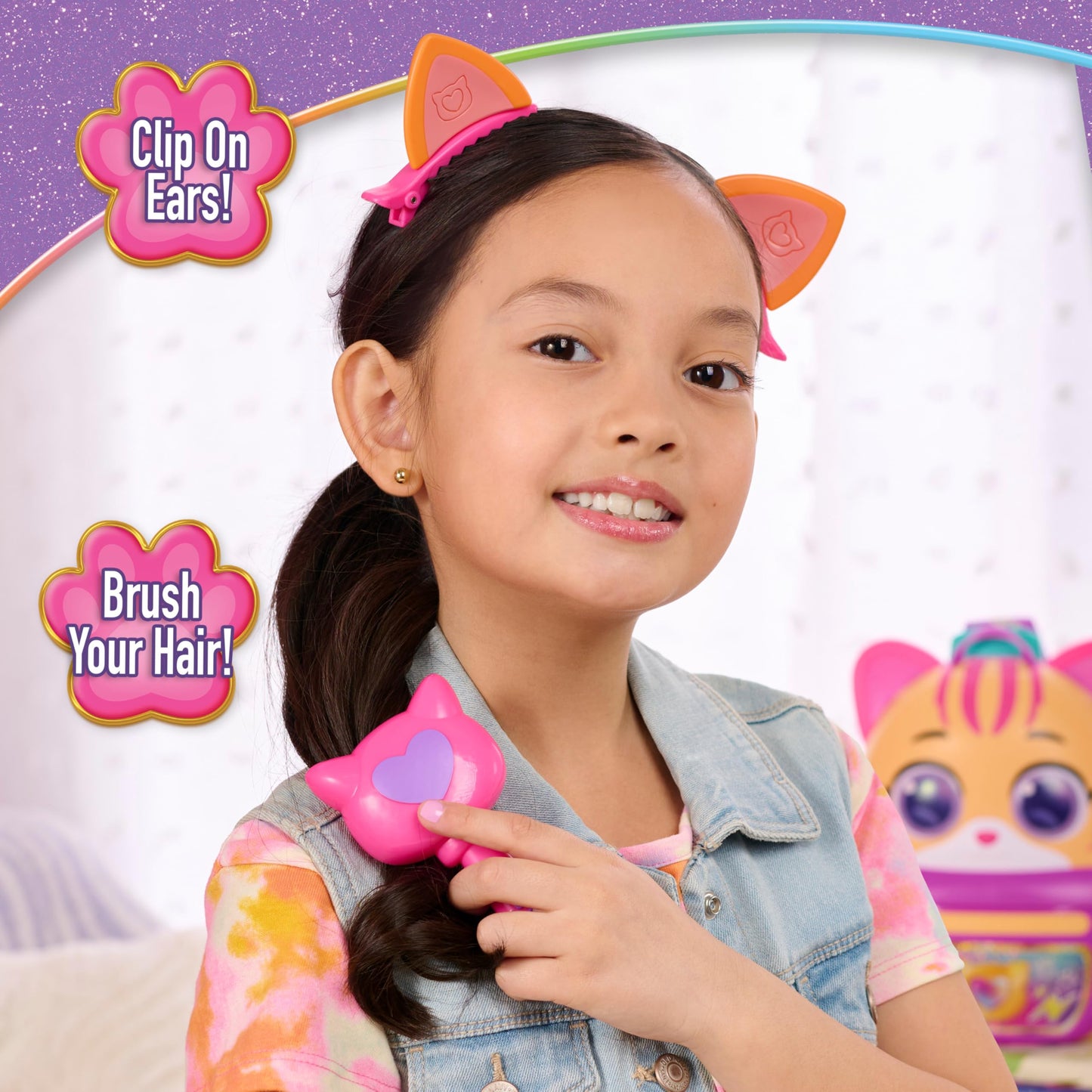SuperKitties Su-Purr Backpack Set, Kids Toys for Ages 3 Up, Gifts and Presents
