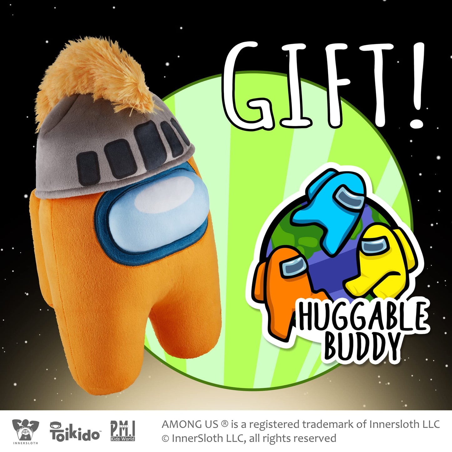 Among Us Plush Buddies | Four 1-Foot-Tall Huggable Among Us Plushie Collectibles | Playable Among Us Toys | Among Us Kids’ Toys by P.M.I. | 12 Inches (Knighted Knight)