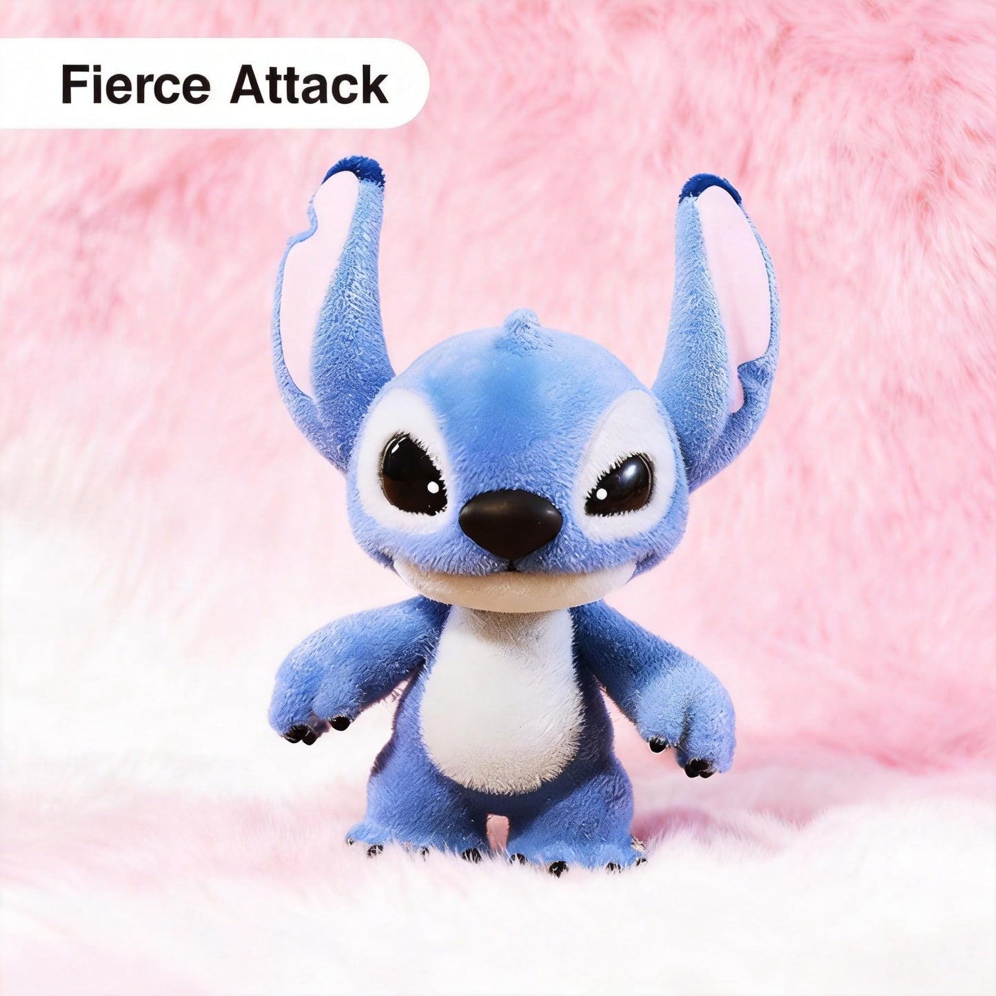 MINISO Disney Lilo & Stitch Flocked Plush Toy Surprise Box Figure Model Stitch Blind Box Toy Collectible Toy Surprise Figures for Room Decorations, Birthday Gifts (Random)