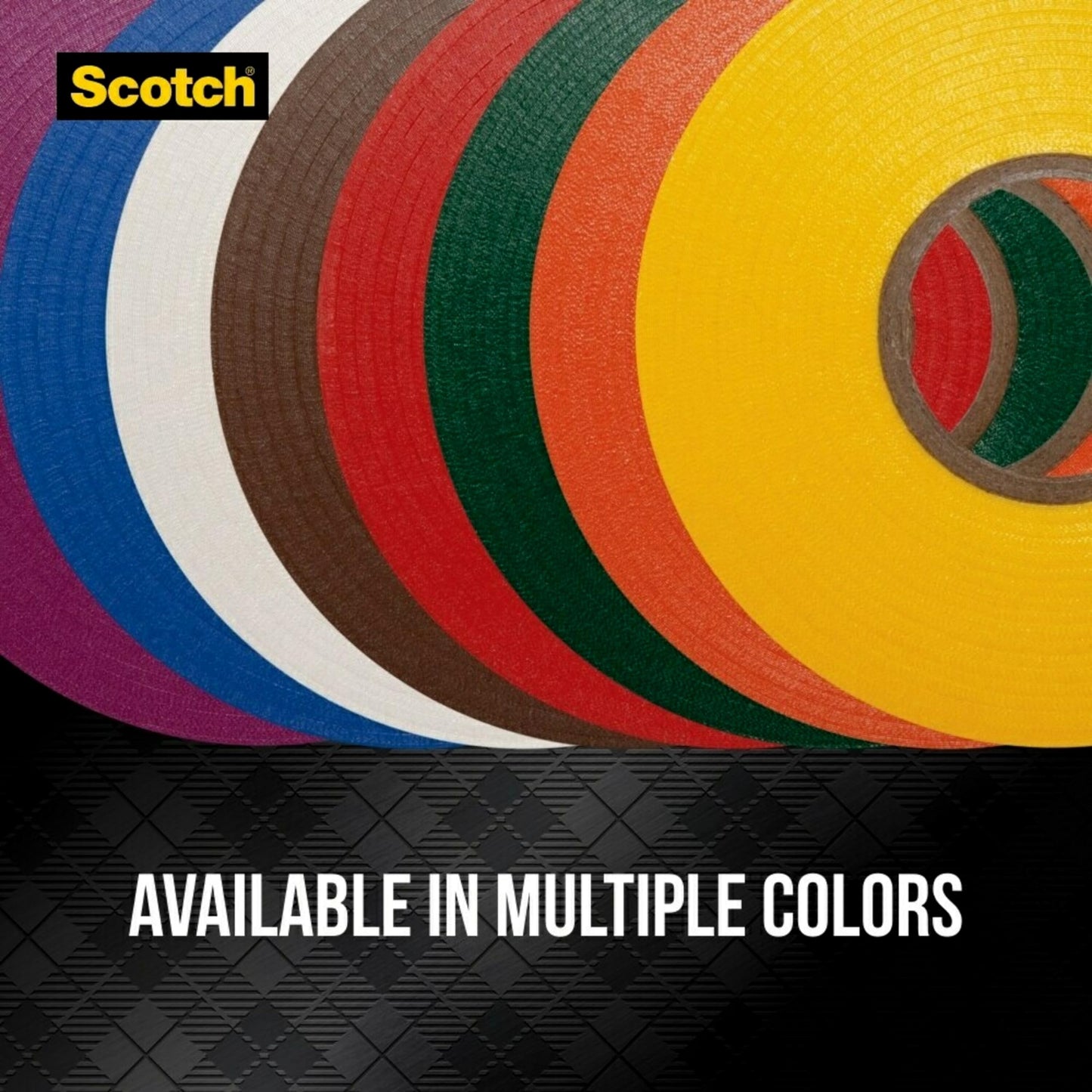 3M Scotch Vinyl Electrical Color Coding Tape #35, 3/4" x 66' – Red – Professional Grade Insulation and Color-Coding Tape, 10 Rolls