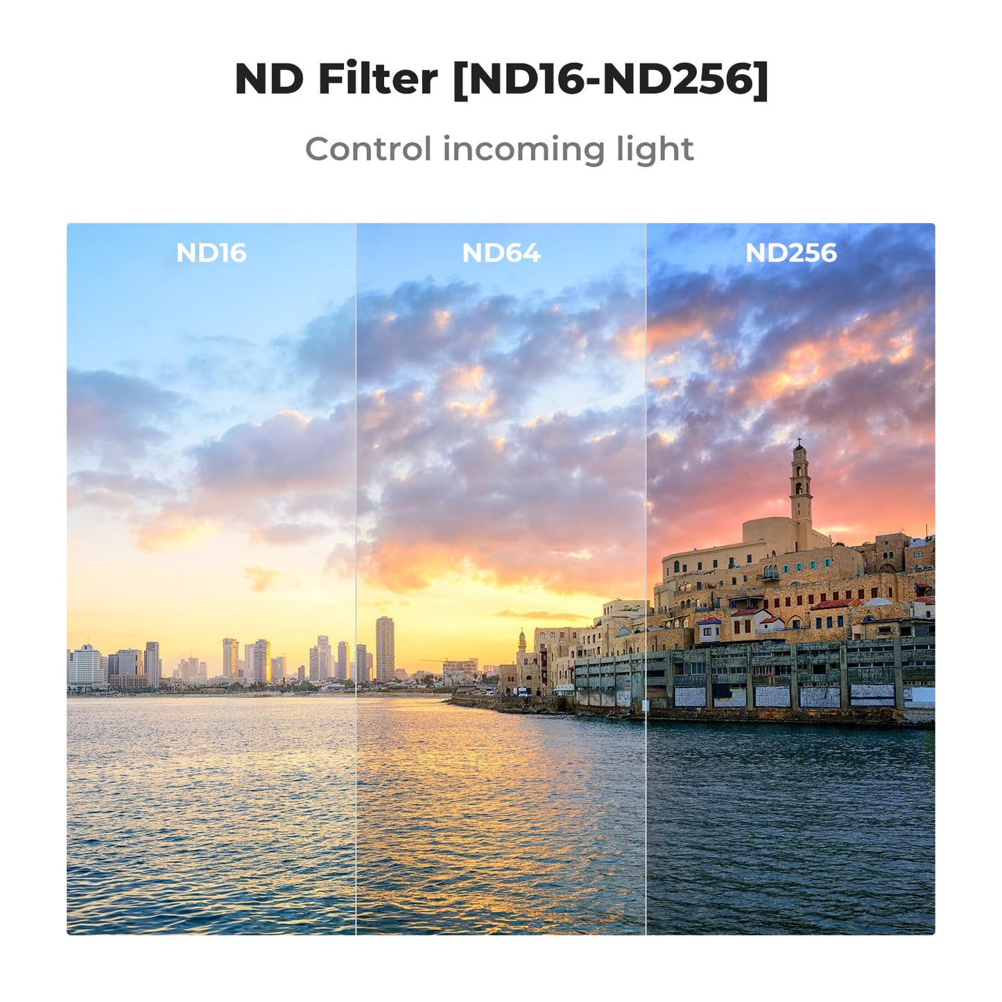 K&F Concept Magnetic 4 Pack ND & CPL Filter Kit Compatible with DJI OSMO Pocket 3, CPL ND16 ND64 ND256 Polarizing Neutral Density Filters, Multi-Coated/HD Optical Glass/Gimbal Compatible