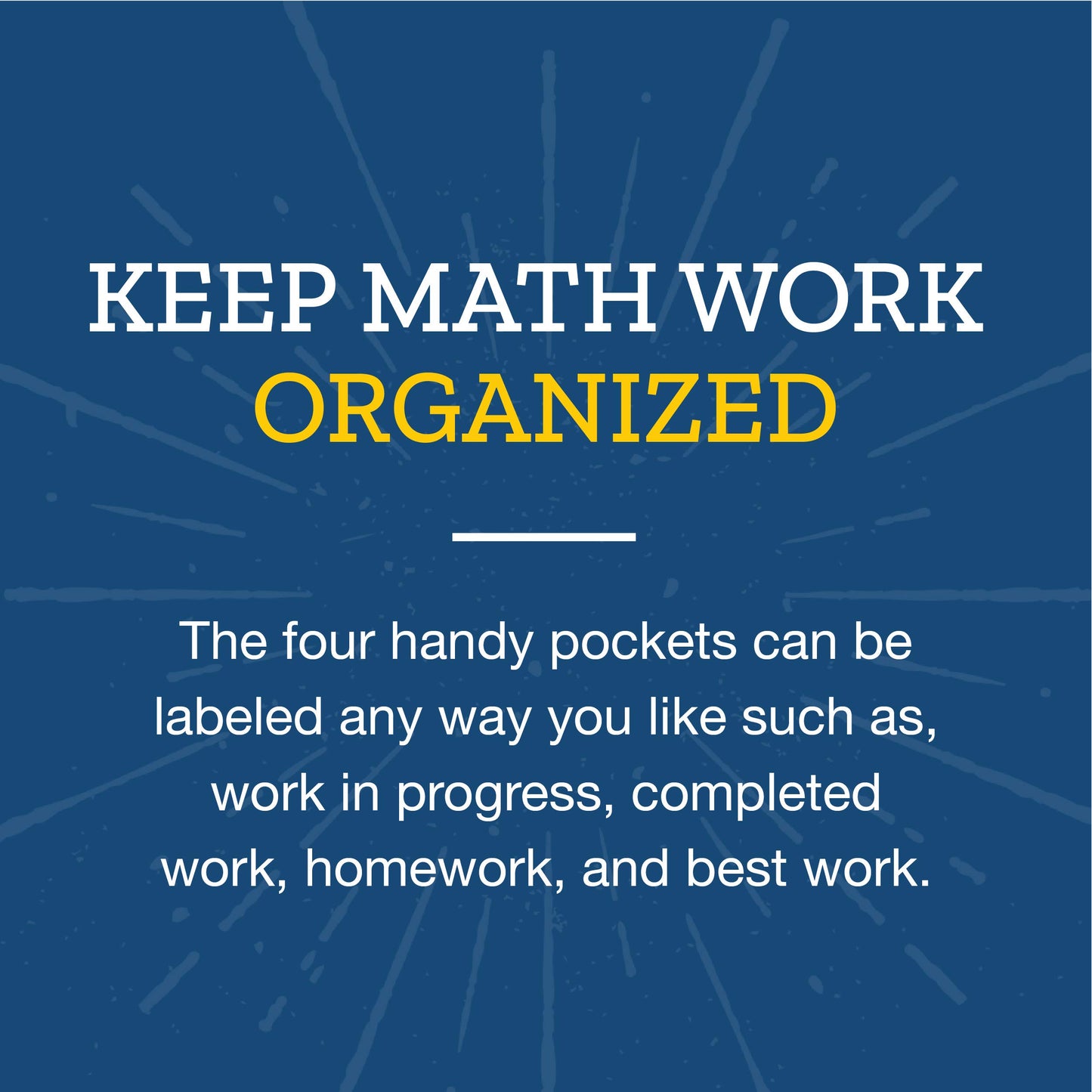 Really Good Stuff Intermediate Math Resource 4-Pocket Folders - Set of 12