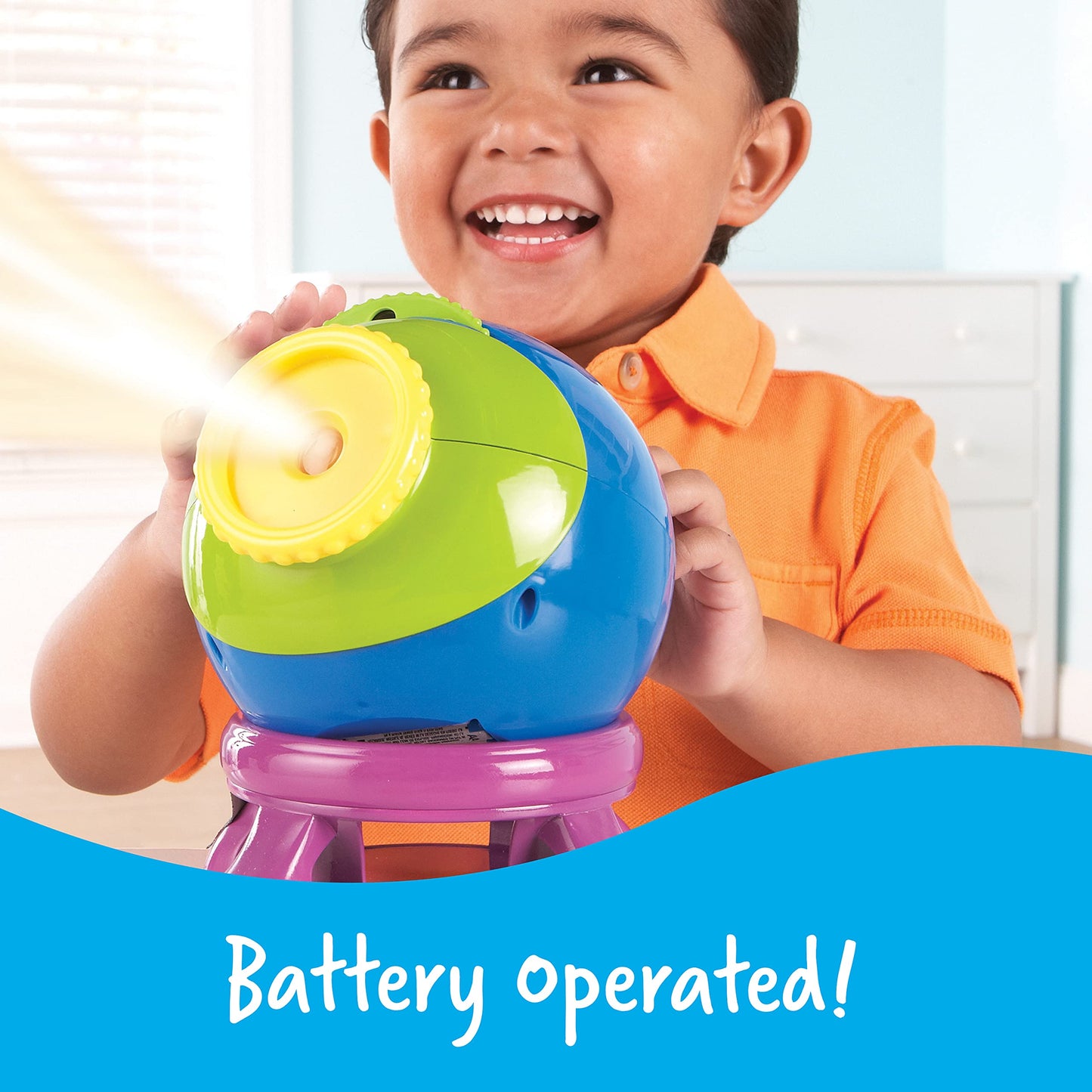 Learning Resources Shining Stars Projector - 5 Pieces, Ages 3+ Toddler Learning Toys, Space Toys for Kids