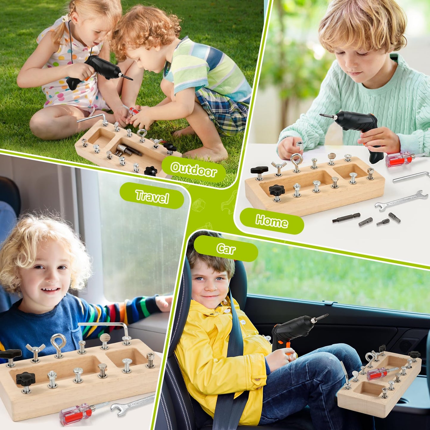 SANANTMontessoriScrewdriverBoardSet