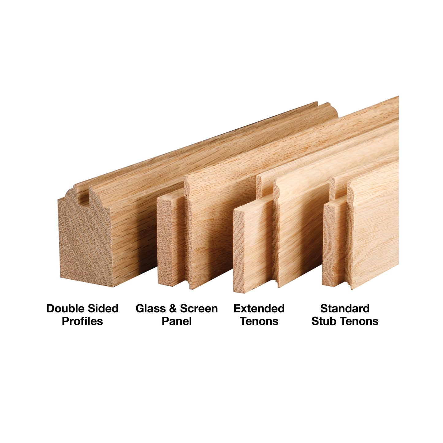 Freud Premier Adjustable Rail & Stile Bit - Ideal for Doors, Windows, Veneered Plywood, Hardwoods & Softwoods - 1-11/16" Diameter, 1/2" Shank - 99-762