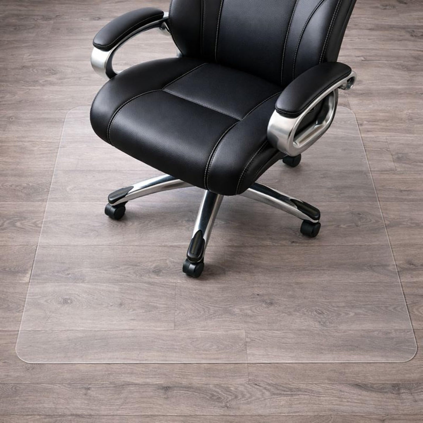 Marvelux Heavy Duty Polycarbonate Office Chair Mat for Hardwood Floors 36" x 48", Clear Hard Floor Protector Mat, Rectangular Floormat, Shipped Rolled