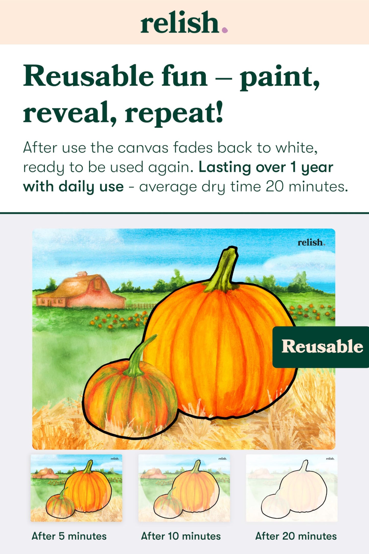 Relish Farm Memories Aquapaint Water Painting Pack – Alzheimer’s Products & Dementia Activities, Toys & Aids for Seniors