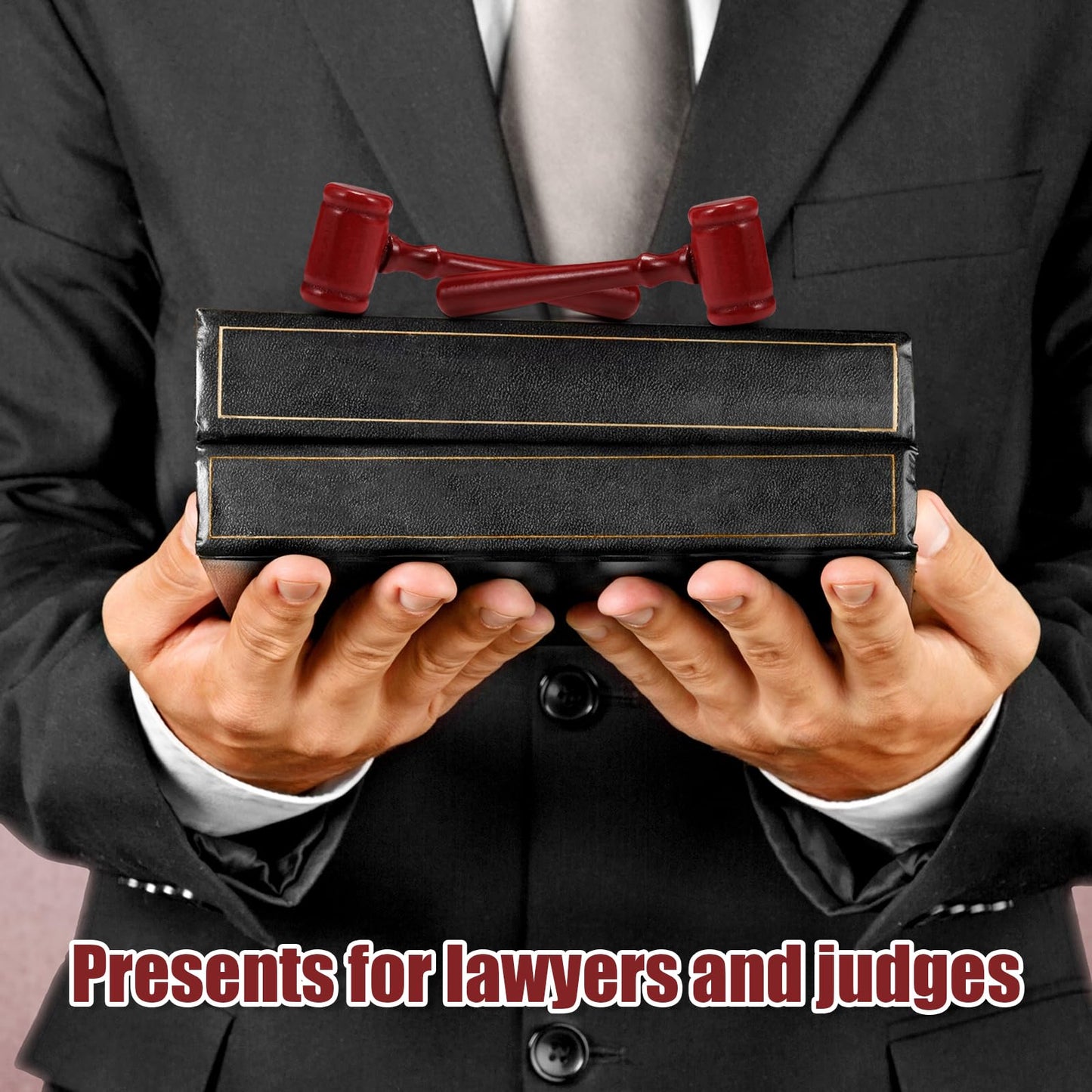 Chivertion 96 Pcs Mini/Large Wooden Judge Gavel Prop for Kids Student Adult Durable Toy Gavels Hammer Mallet Justice Law School Gift for Moot Courtroom Auction Sale Mock Trial(4.33''x1.38''x0.79'')