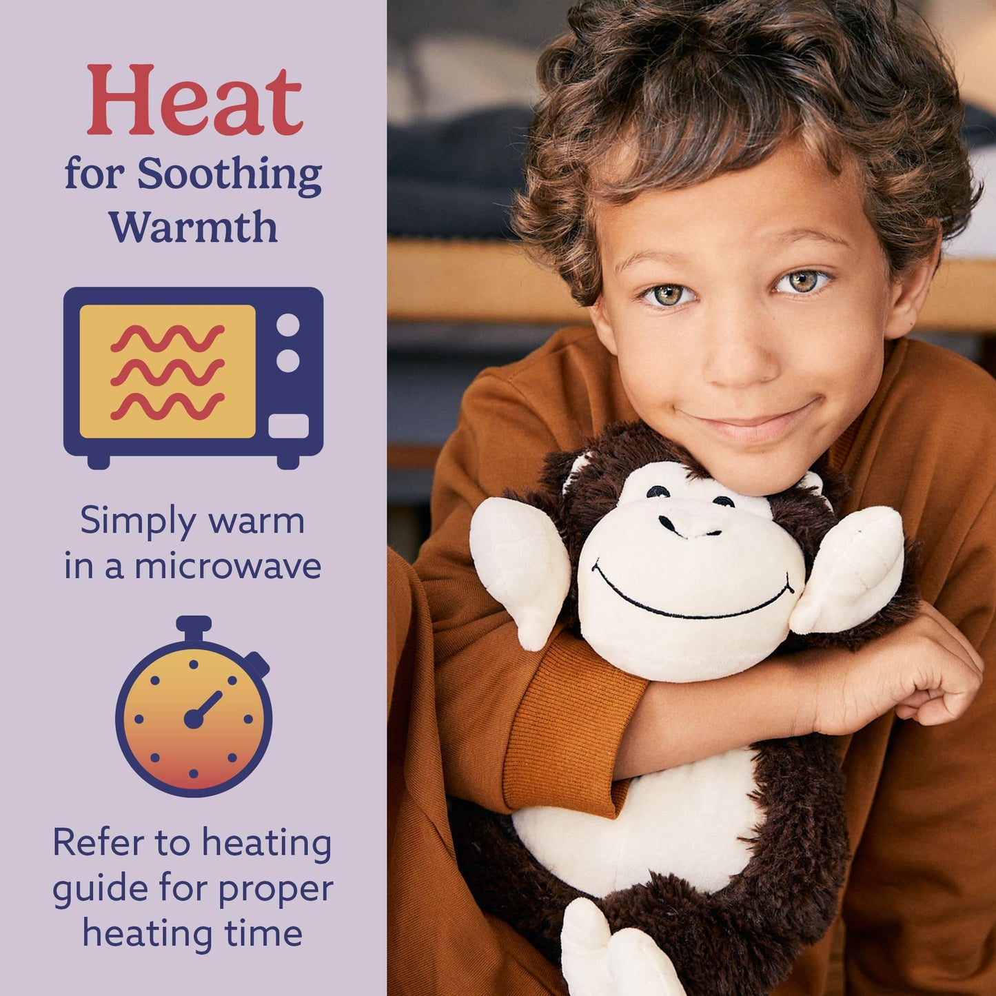 Intelex, Warmies Cozy Therapy Plush - Monkey