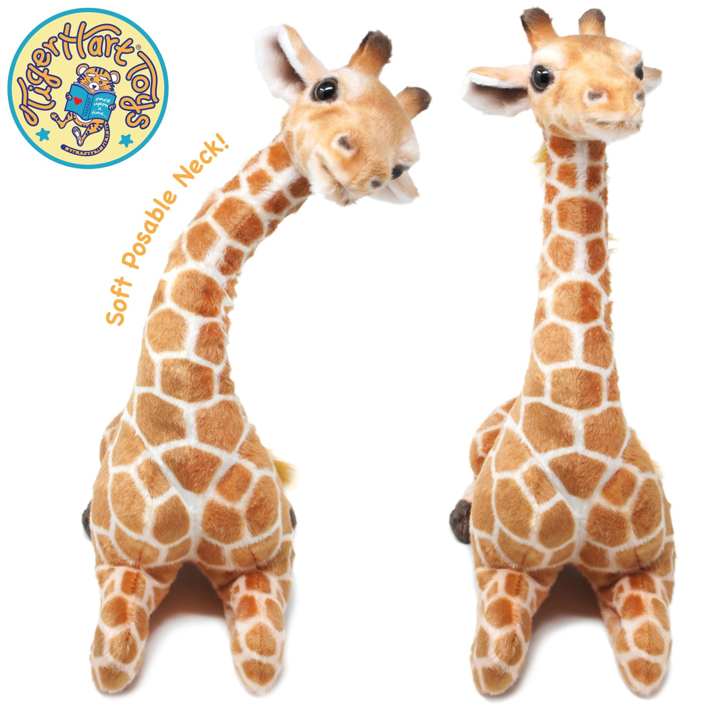 Jehlani The Giraffe | 18 Inch Stuffed Animal Plush | by TigerHart Toys