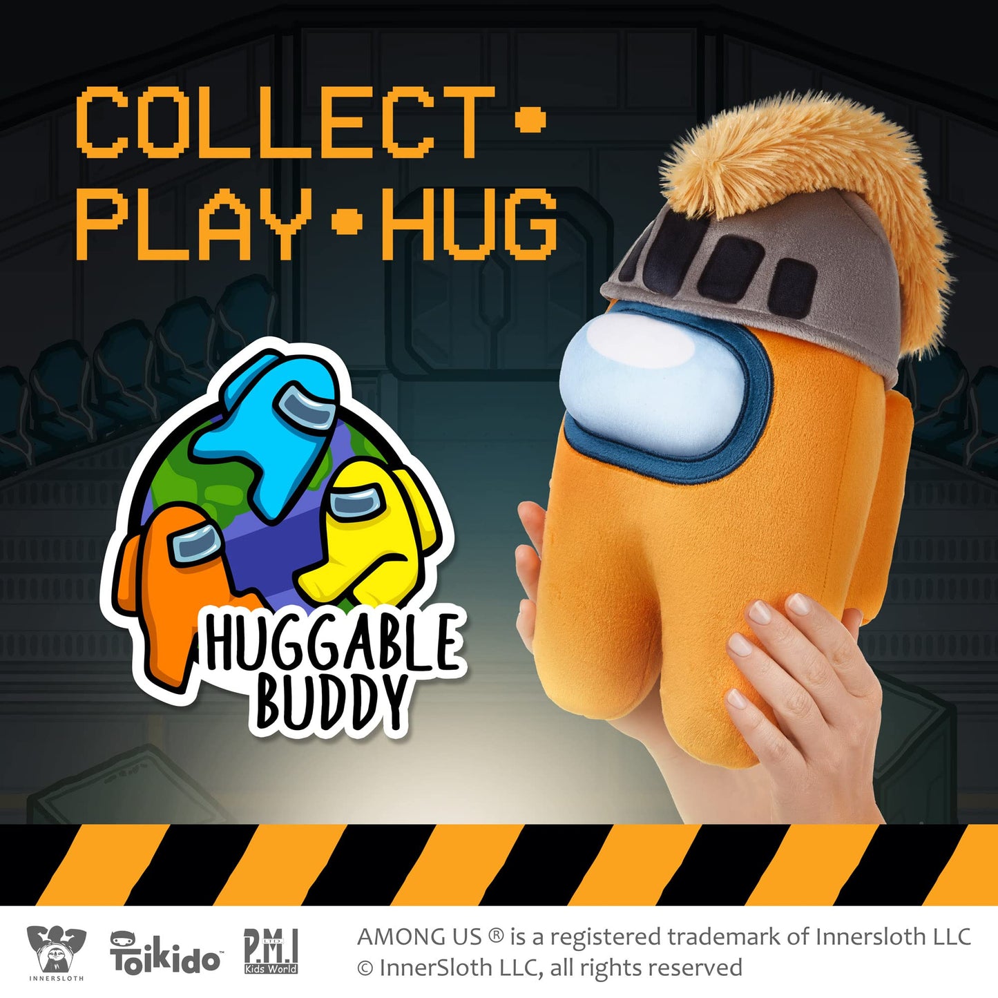 Among Us Plush Buddies | Four 1-Foot-Tall Huggable Among Us Plushie Collectibles | Playable Among Us Toys | Among Us Kids’ Toys by P.M.I. | 12 Inches (Knighted Knight)