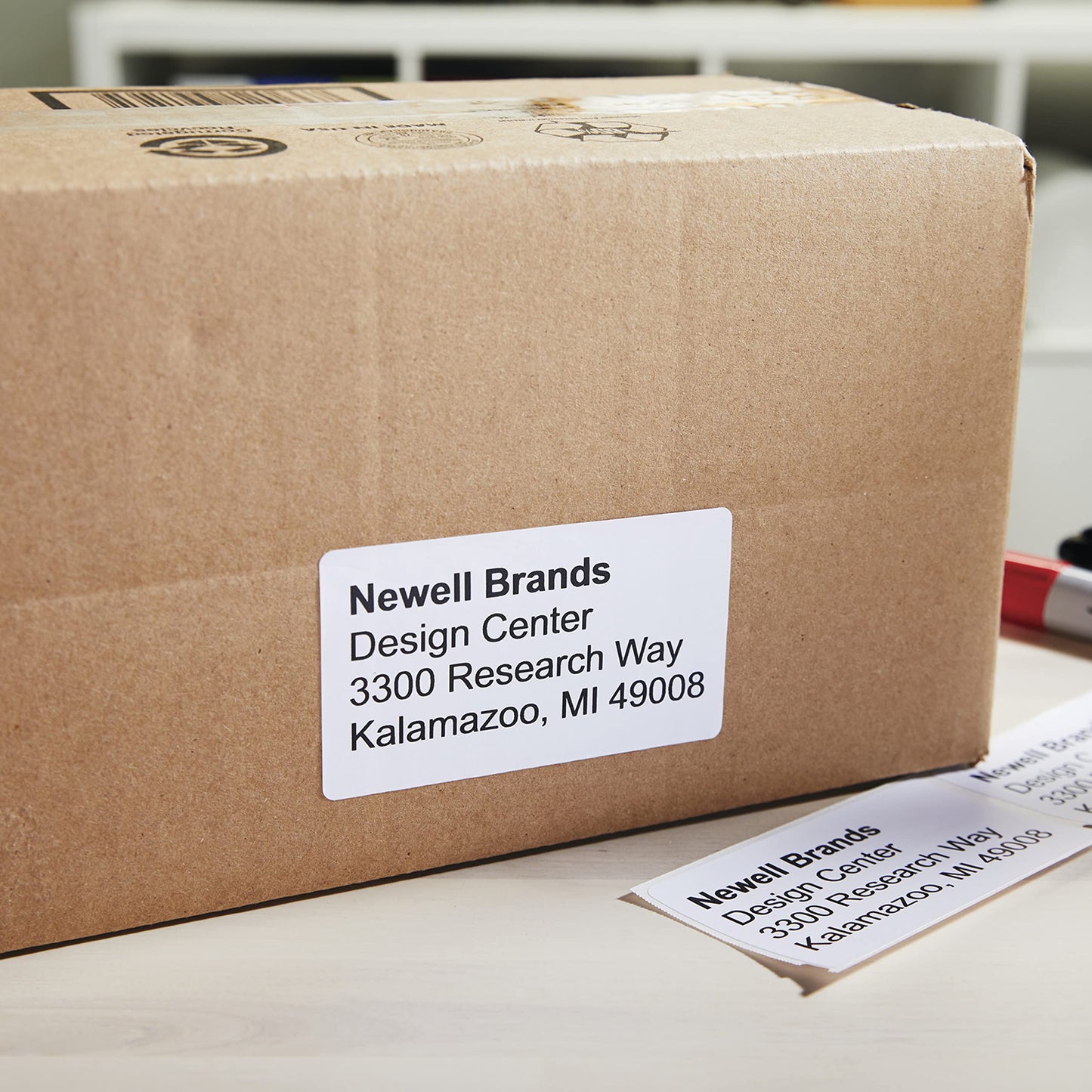 DYMO Authentic LW Large Shipping Labels for LabelWriter Label Printers, Print Up to 6-Line Addresses, 2-5/16" x 4", 3 Rolls of 300 (900 Total)