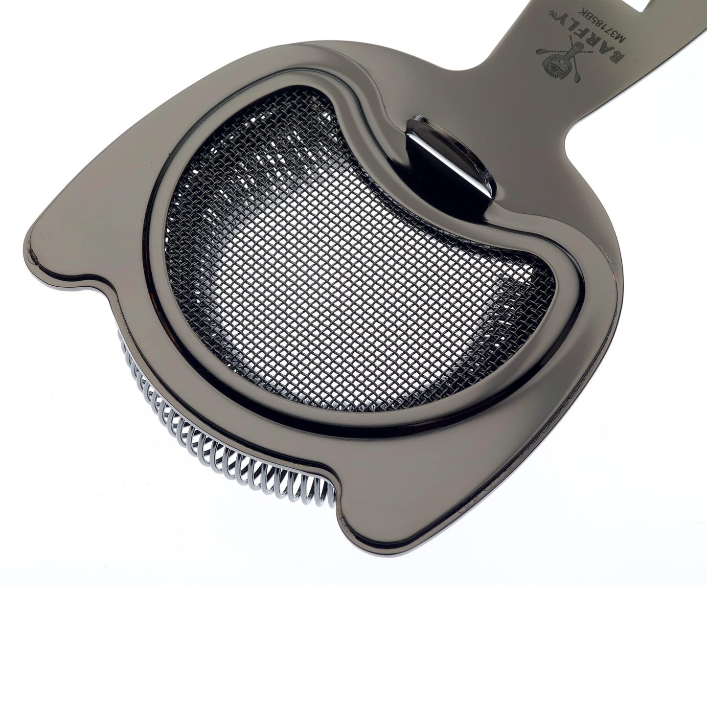 Barfly Fine Mesh Spring Strainer, Black