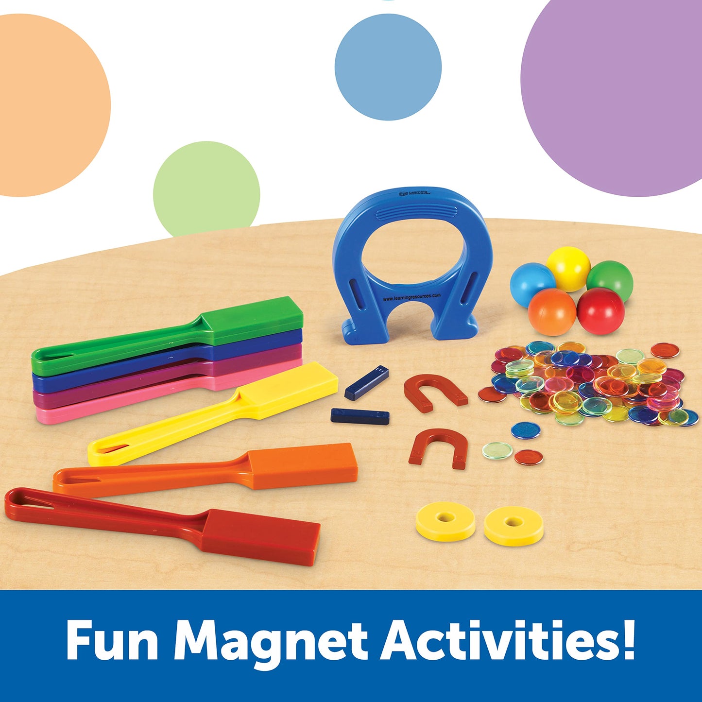 Learning Resources Super Magnet Lab Kit - Sensory Bin for Kids, Critical Thinking, Fine Motor Toys, Classroom Math Supplies, Homeschool Crafts, Educational Games, Birthday Gifts for Boys and Girls