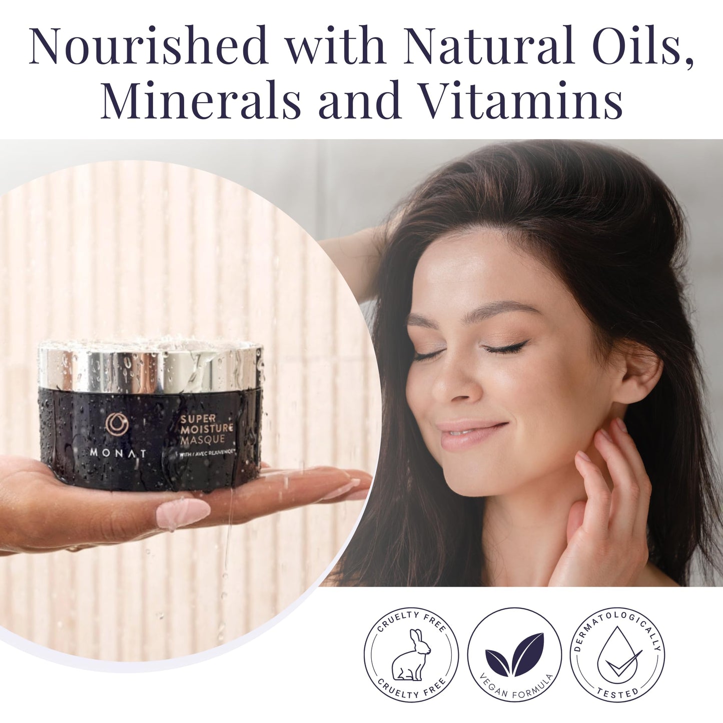 MONAT Super Moisture Masque for Hair – Advanced Hydration for Soft, Silky Hair – Smart Moisturizing Blend – Weekly Ritual for Lustrous Shine