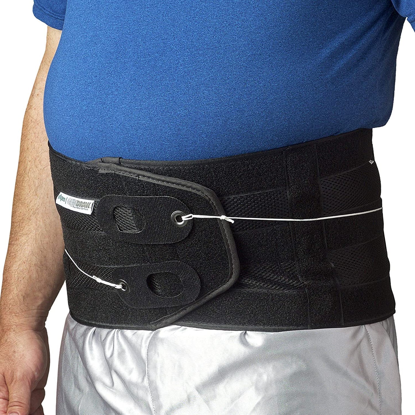ASPEN Medical Products Quikdraw PRO Back Brace with Pulley System for Lower-Back and Lumbar Pain Relief, Medium