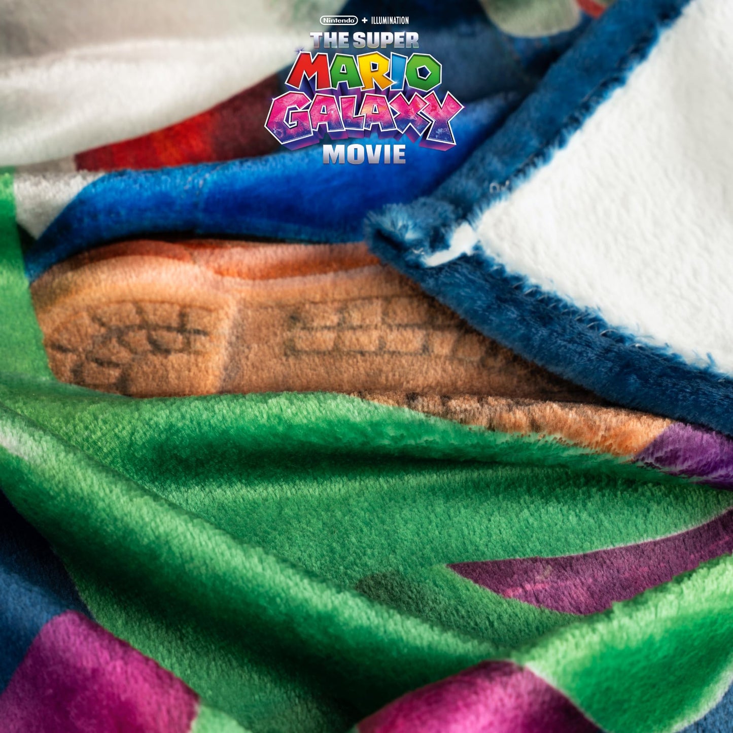 The Super Mario Galaxy Movie Throw Blanket, Yoshi, Soft Cozy Decorative Blanket for Couch, Bed, or Gaming Room (100% Officially Licensed Product) by Franco Collectibles