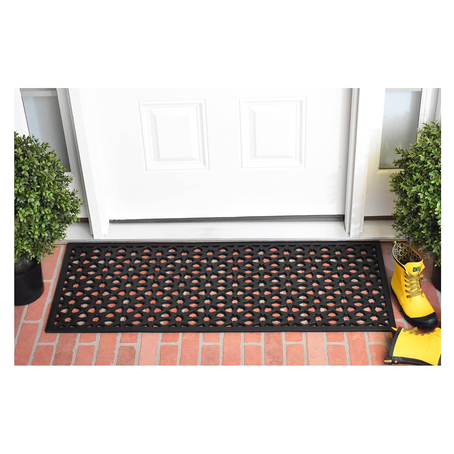 Calloway Mills Verbena Rubber Doormat 18" x 46"