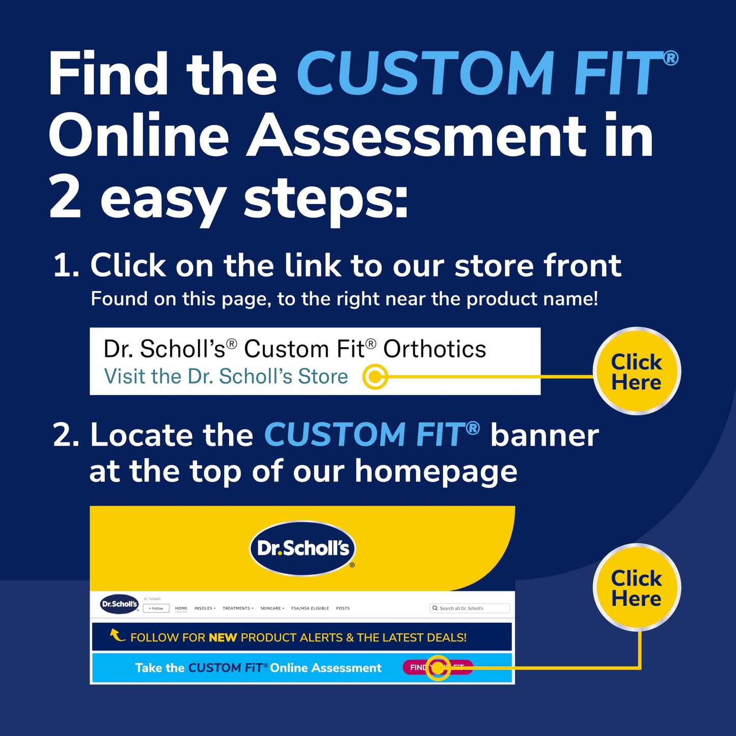 Dr. Scholl’s Custom Fit Orthotics 3/4 Length Inserts CF 310, 5-in-1 All-Day Pain Relief for Feet, Lower Back, Knees, Heel & Plantar Fasciitis, Arch Support Shoe Insoles for Men Women, FSA HSA Eligible