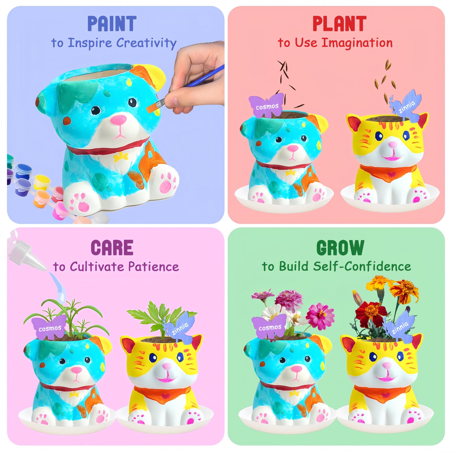 yasest Paint & Plant Flower Gardening Kit (XZZTZ01)