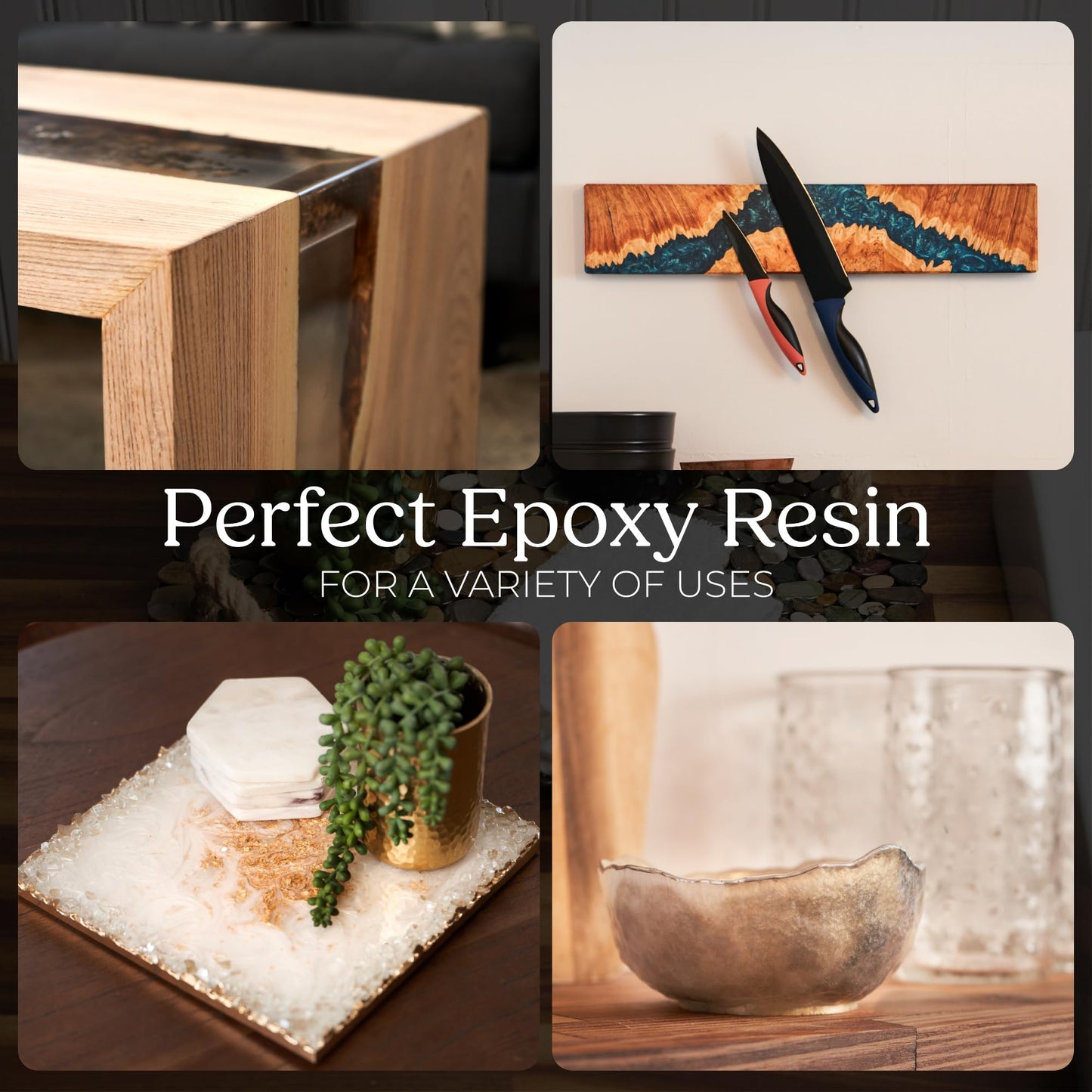 Promise Epoxy - 32 Ounce Kit of Pro Polish (16oz) and Cleaner (16oz), Specially Formulated for Epoxy Resin and High Gloss Finishes, Removes Scratches and Scuffs - Perfect for DIYers, Home Décor