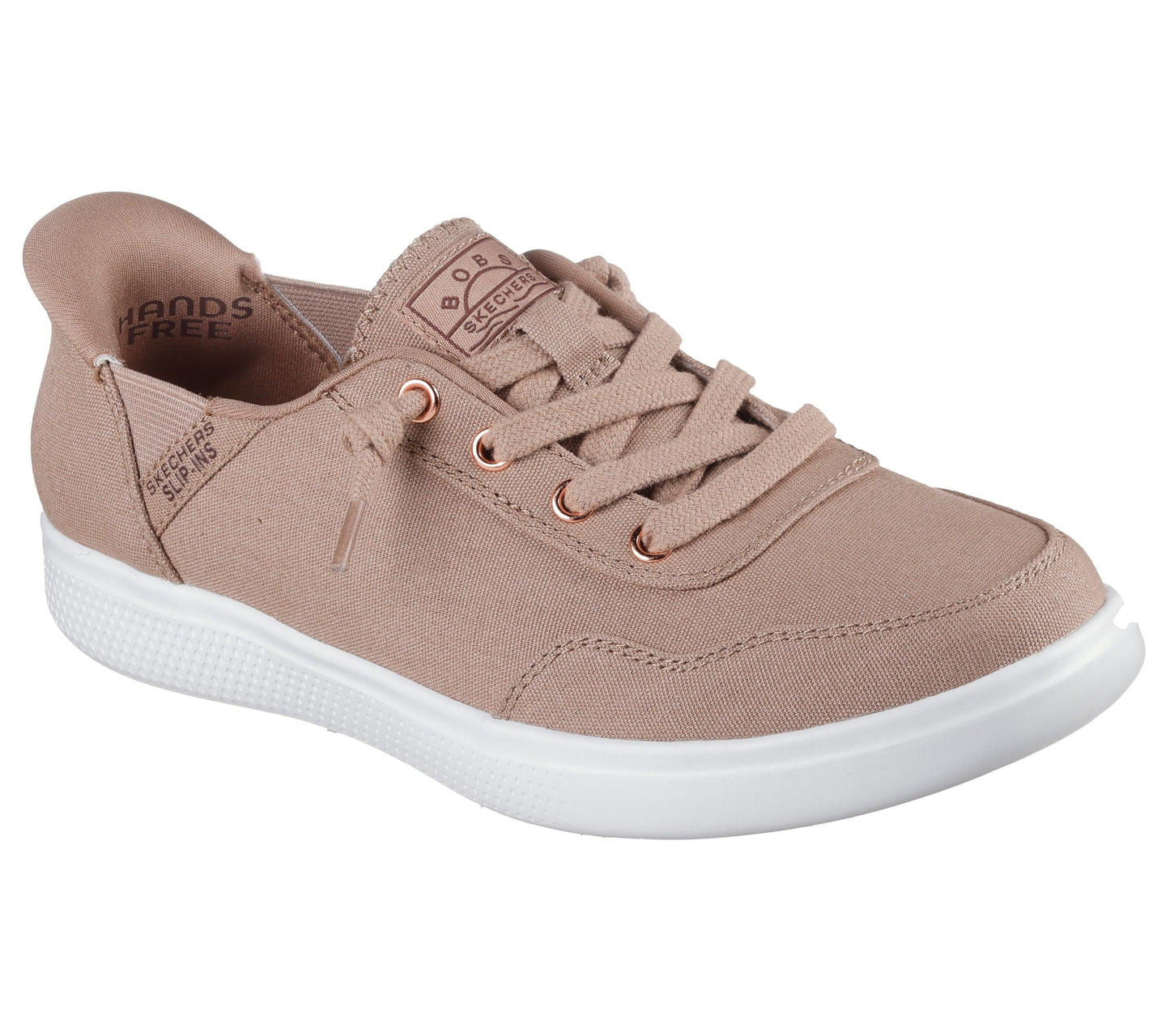 Skechers Women's Hands Free Slip-Ins Skip Cute - B Cute Sweet Sneaker, Tan, 8.5