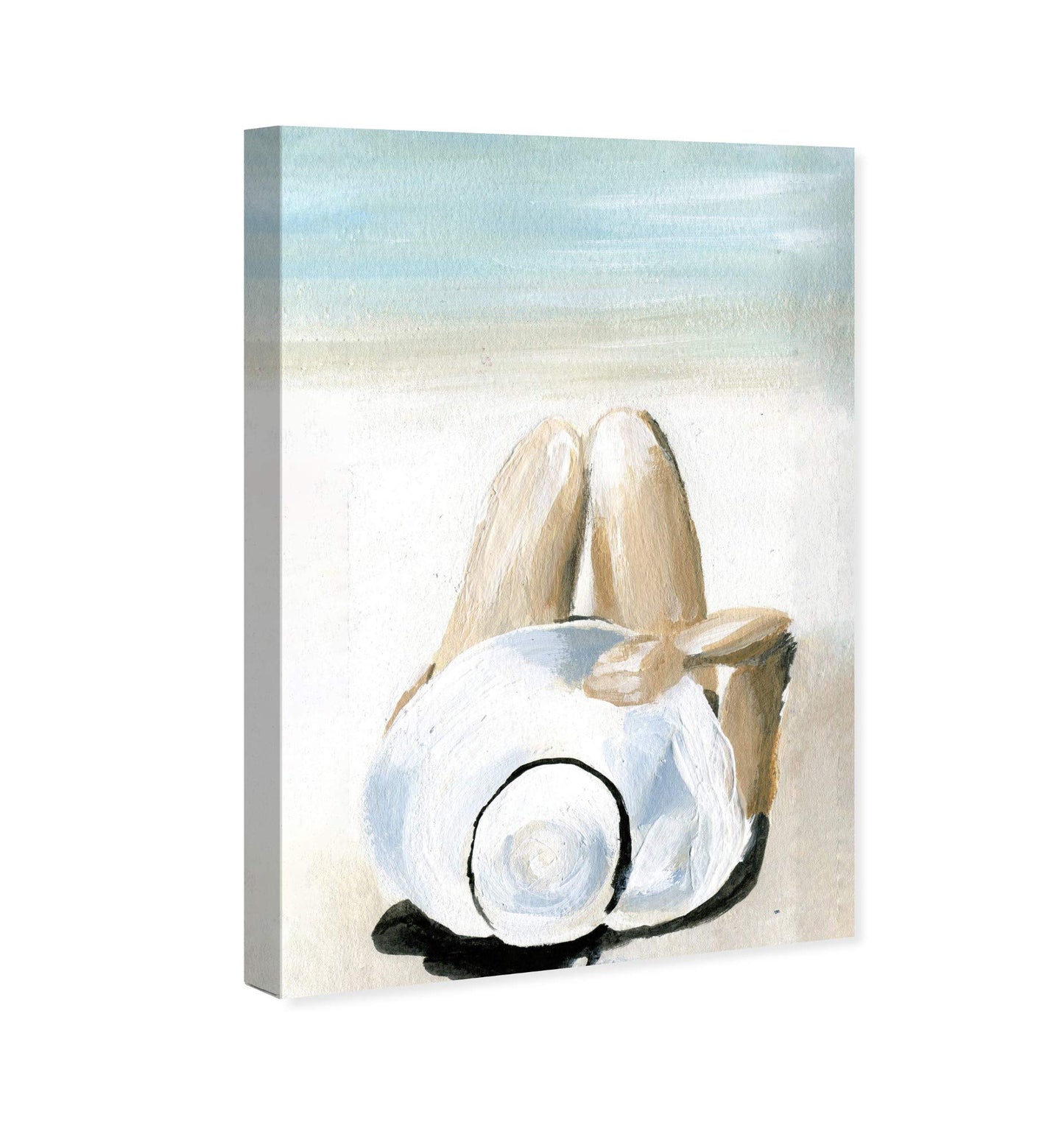Wynwood Studio Nautical Wall Art Canvas Prints 'Private Island' Coastal Home Décor, 24" x 36", White, Blue