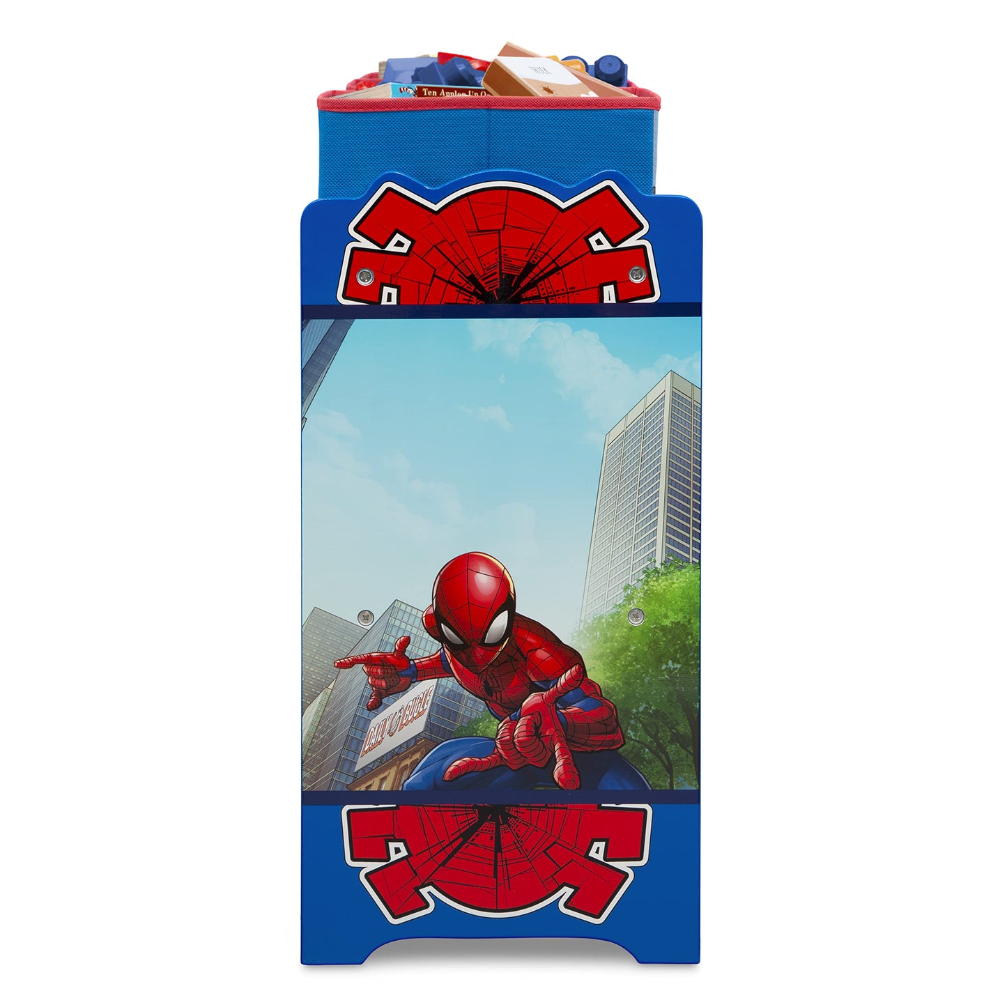 Marvel Spider-Man Deluxe 9 Bin Design and Store Toy Organizer by Delta Children, Greenguard Gold Certified