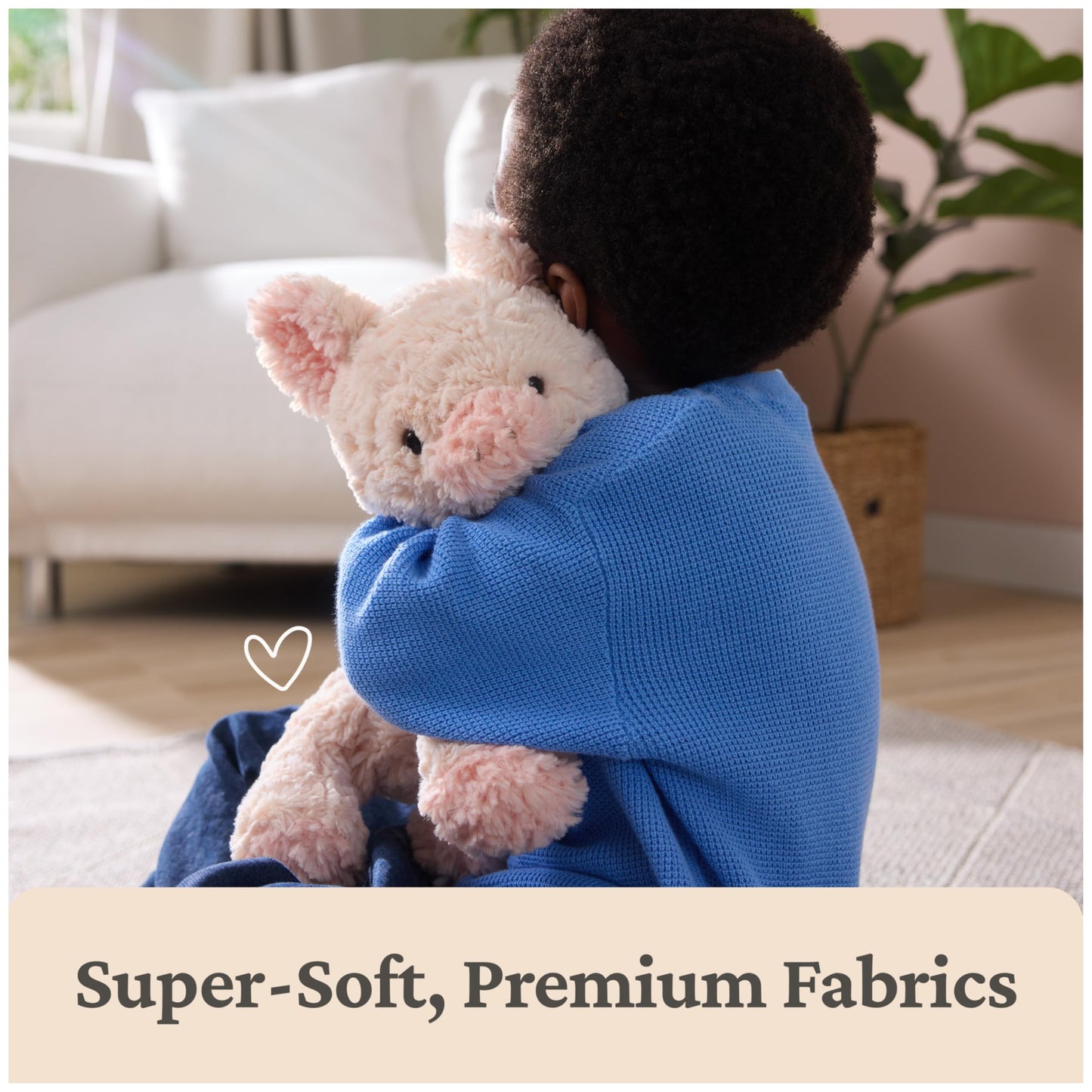 GUND Cozys Collection Pig Plush, Pig Stuffed Animal for Ages 1 and Up, Pink, 10”