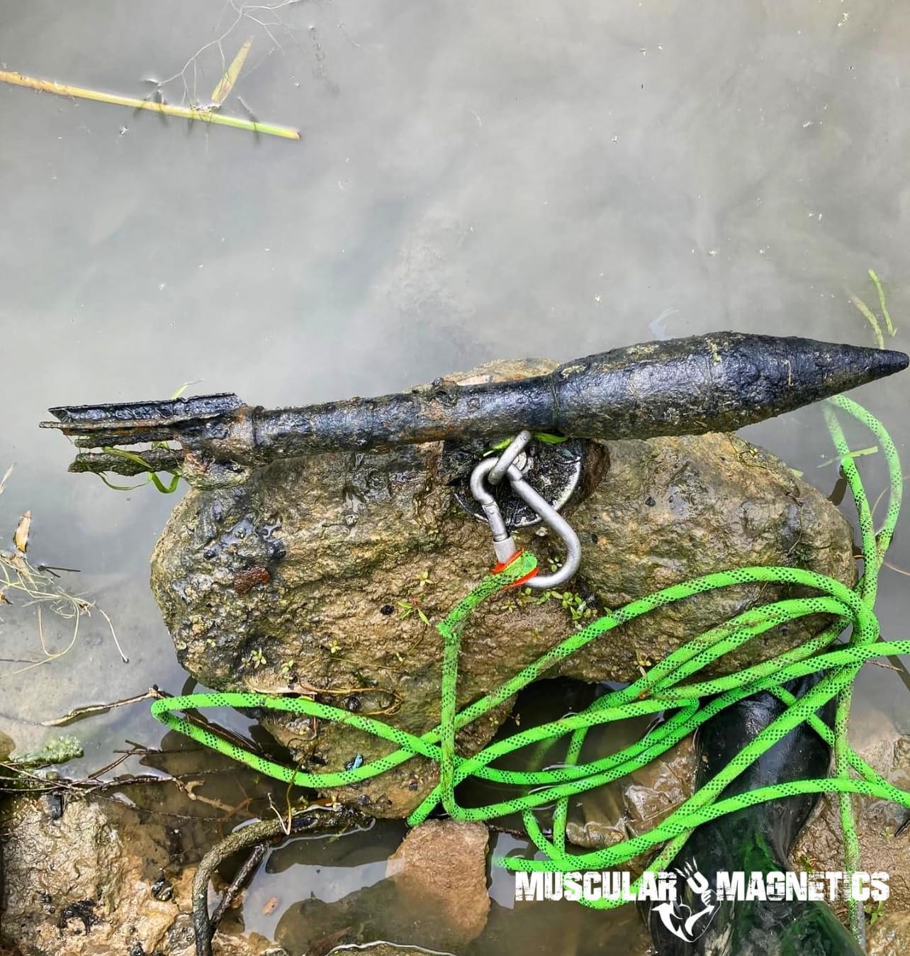 1325 lbs Large Magnet Fishing Kit | Complete Double Sided Fishing Magnet | Includes Strong Neodymium N52 Magnets, Durable 100ft Rope, Grappling Hook + More | Outdoor Treasure Hunting & Metal Detecting