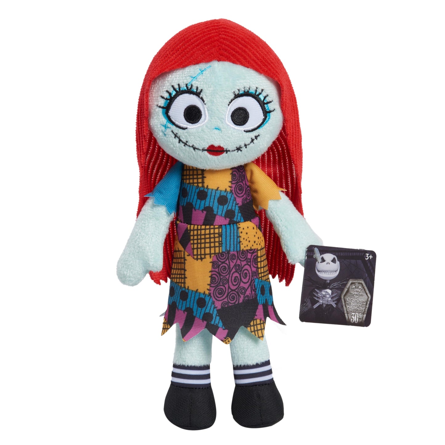 Disney Tim Burton's The Nightmare Before Christmas Small Plush 3-Pack Bundle, Plush Dolls, Officially Licensed Kids Toys for Ages 3 Up, Basket Stuffers and Small Gifts